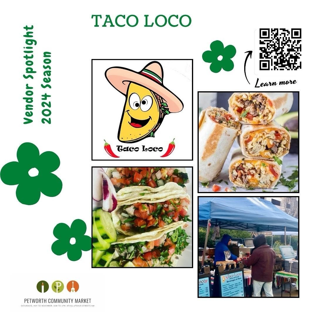 🌮✨ In honor of Cinco de Mayo, let's turn today's spotlight on our fantastic vendor: Taco Loco Mexican Food! 🎉🌽 A vibrant, first-generation, women-owned business! 🌟 Dive into authentic Mexican flavors crafted with love and tradition. From zesty ta
