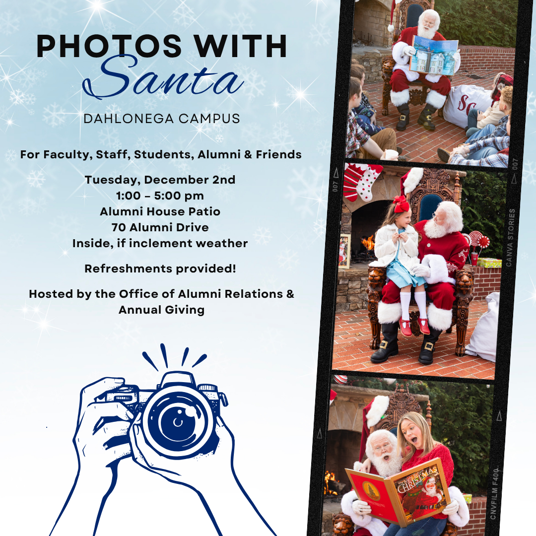 Photos with Santa Dahlonega Campus