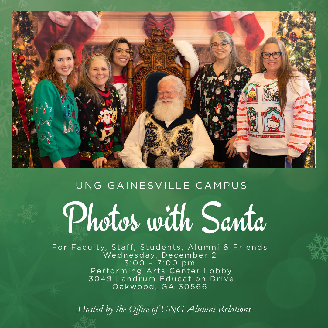 Santa visits Gainesville Campus