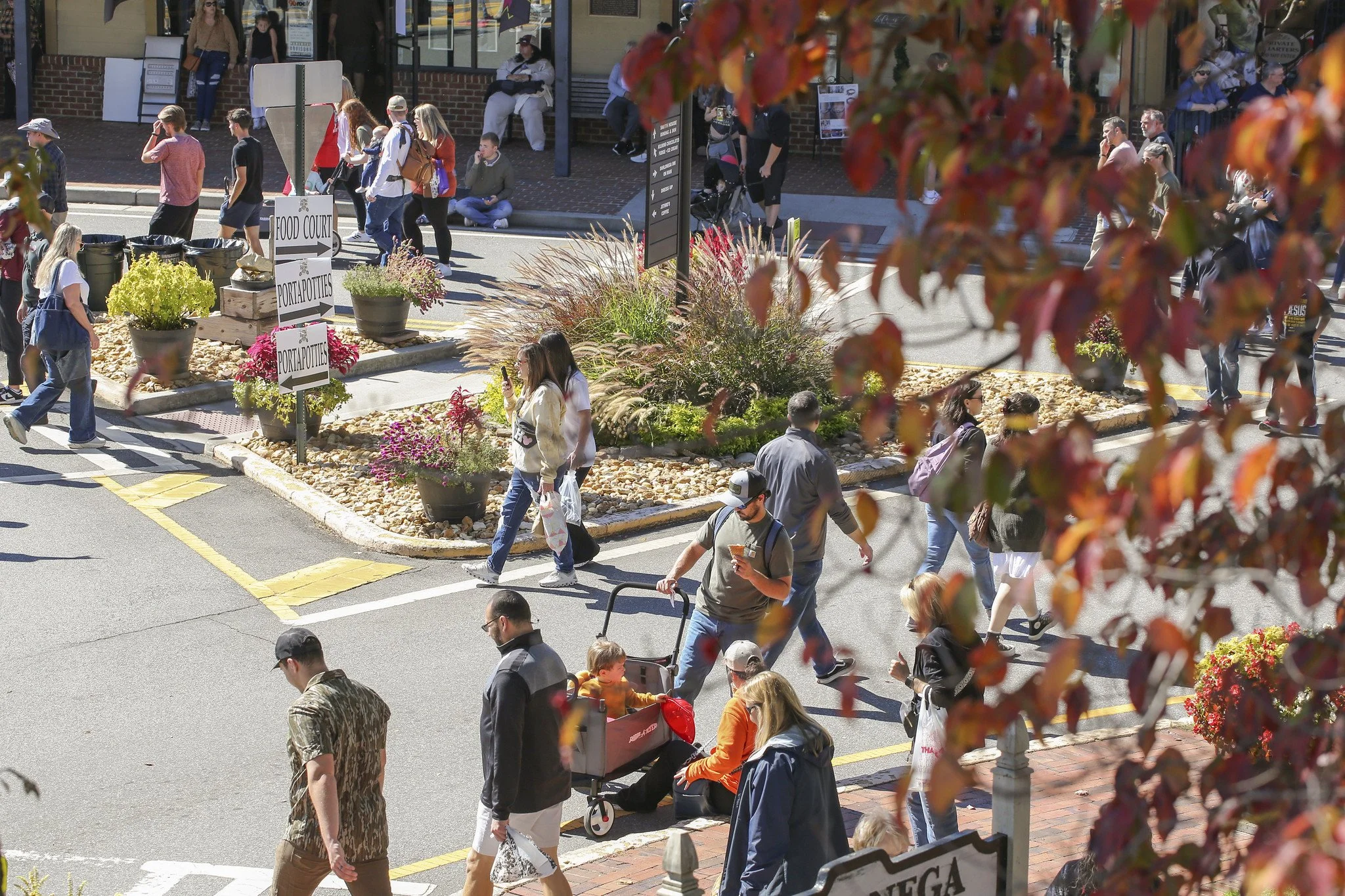 People attending Gold Rush