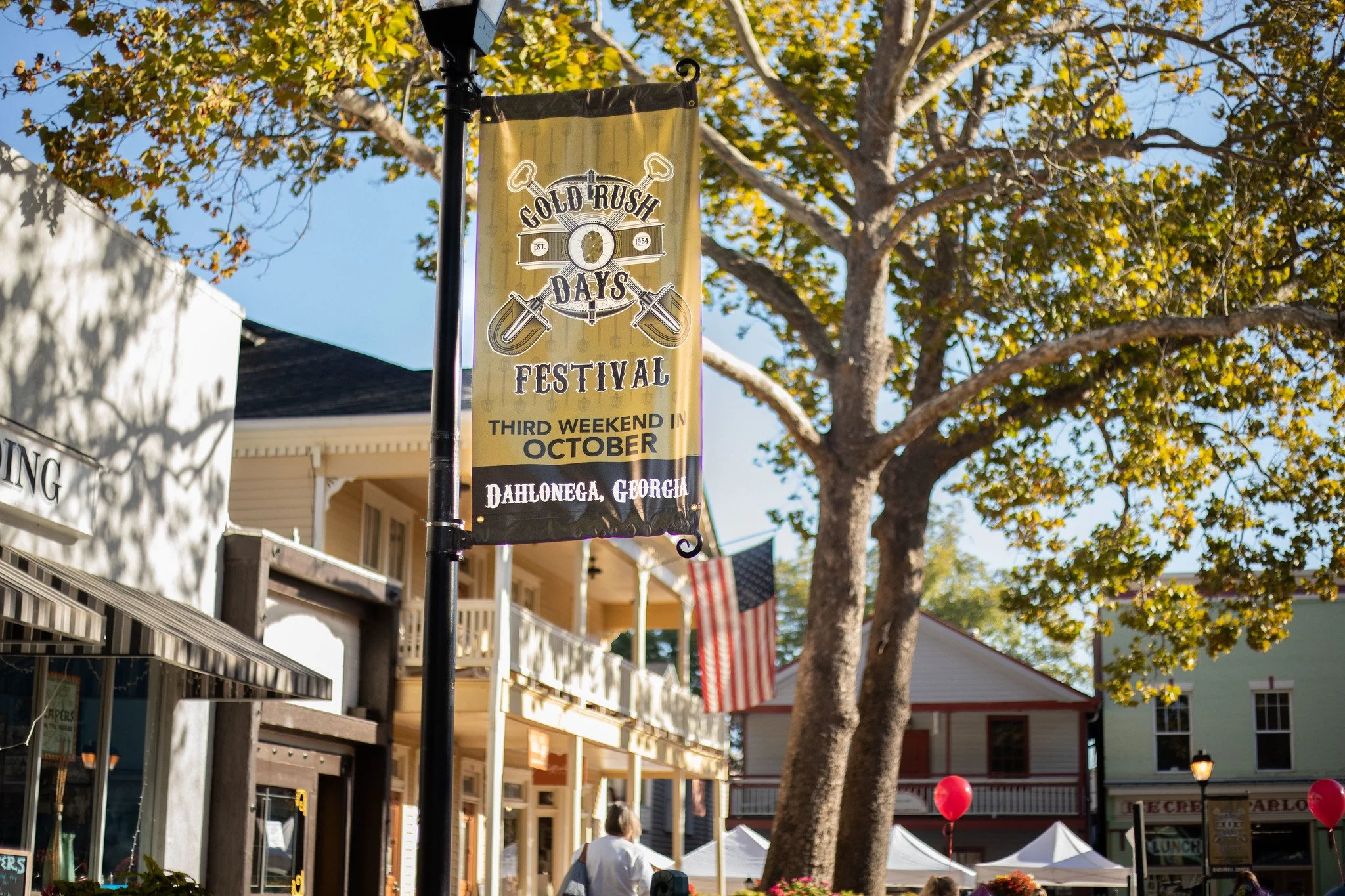 Gold Rush Days festival banner