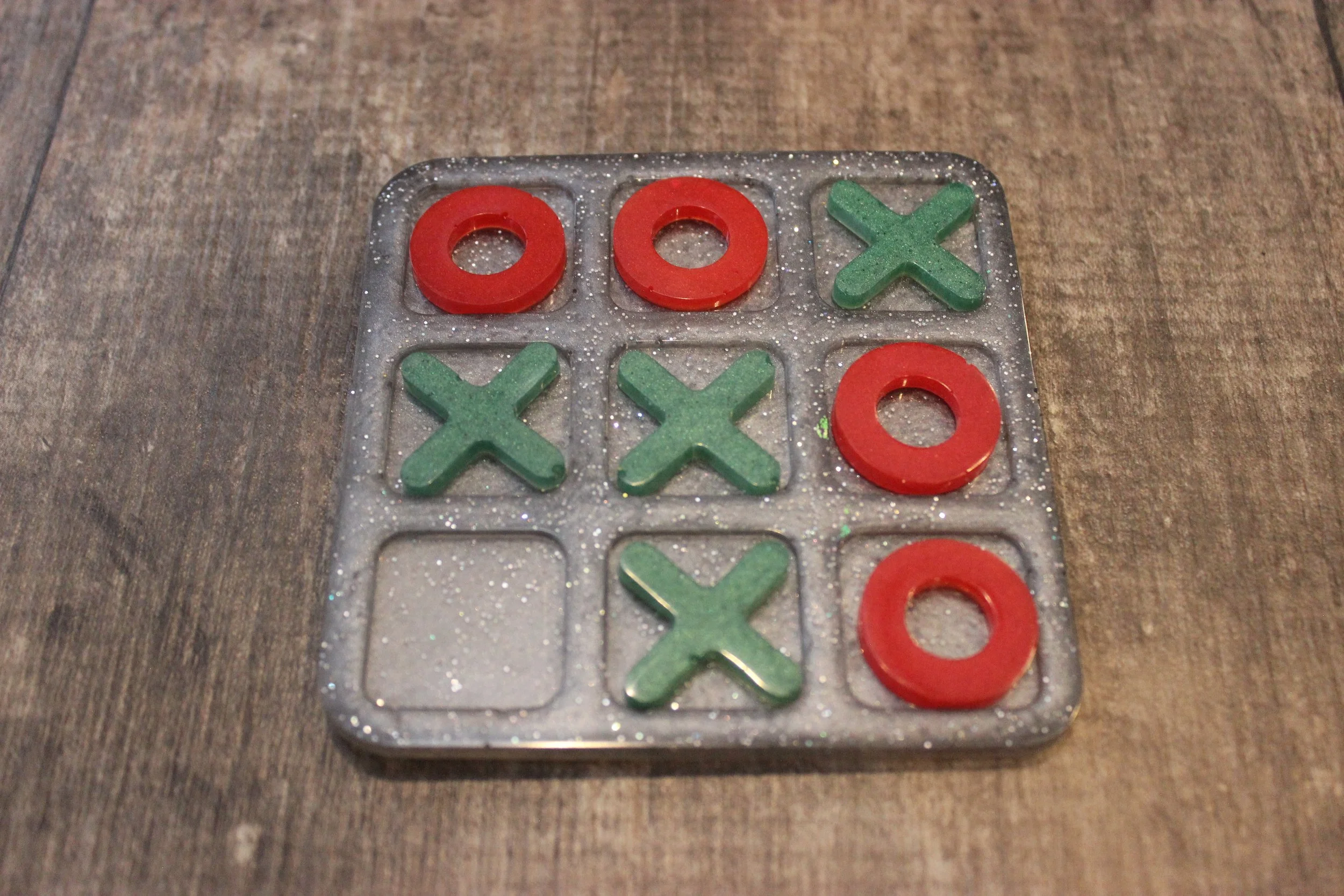 Tic Tac Toe in Christmas Cheer Colors