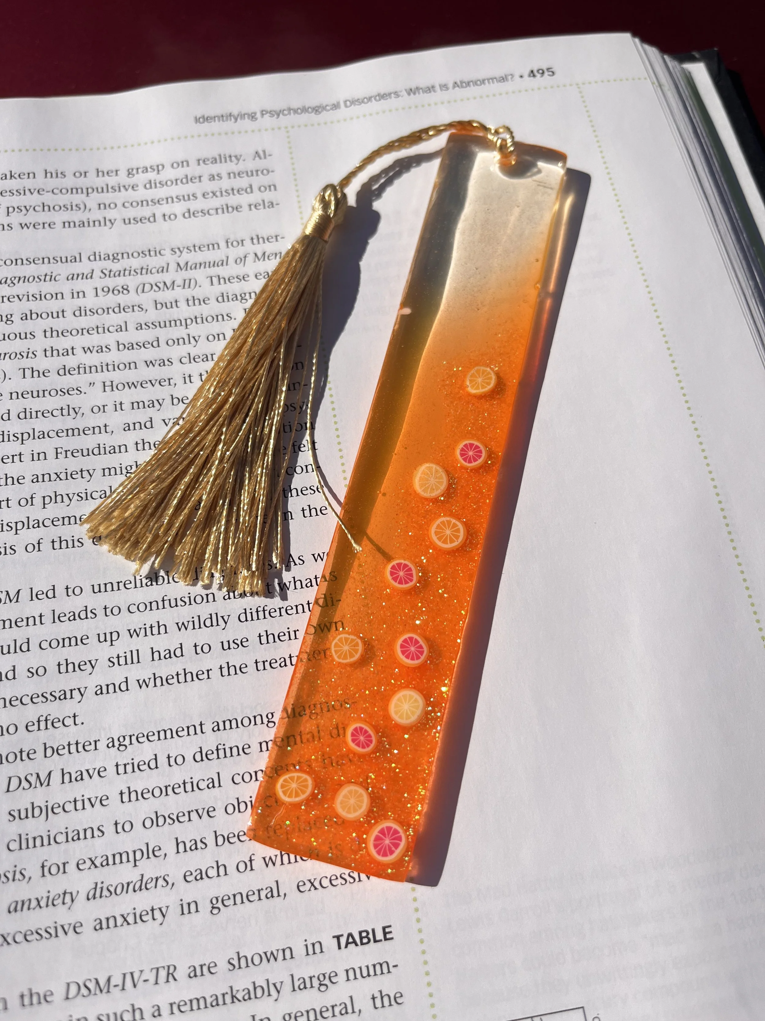 Slice of Orange Large Bookmark