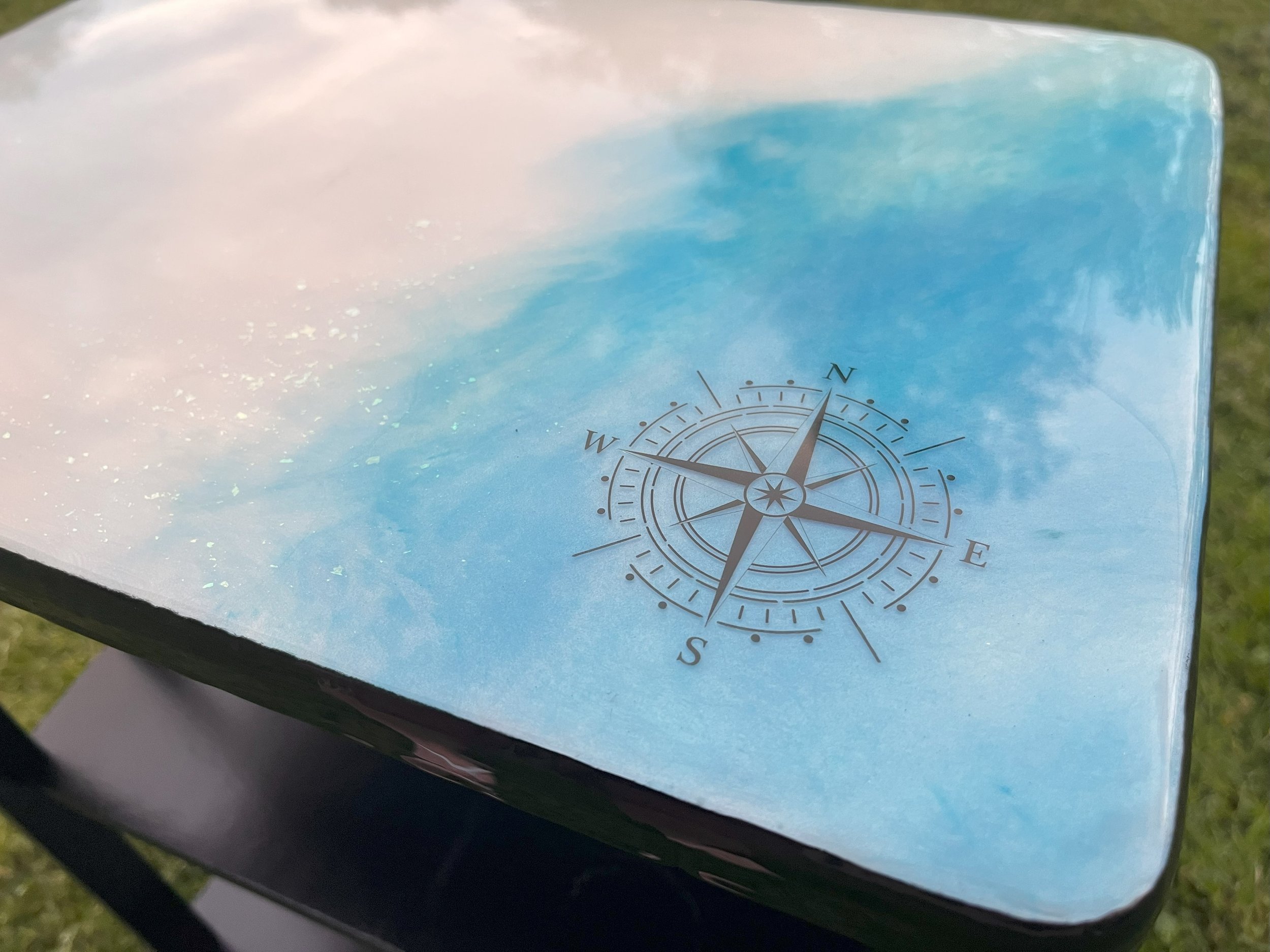 Wanderlust Epoxy End Table