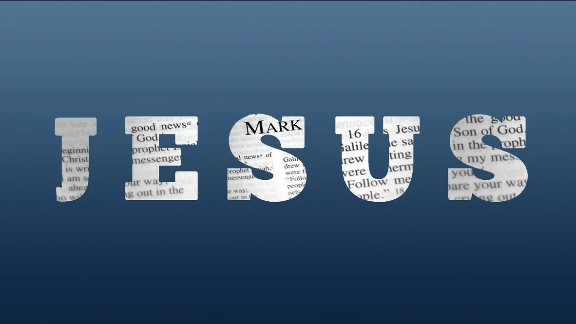  A sermon series graphic for CrossView Church’s series called Jesus.  
