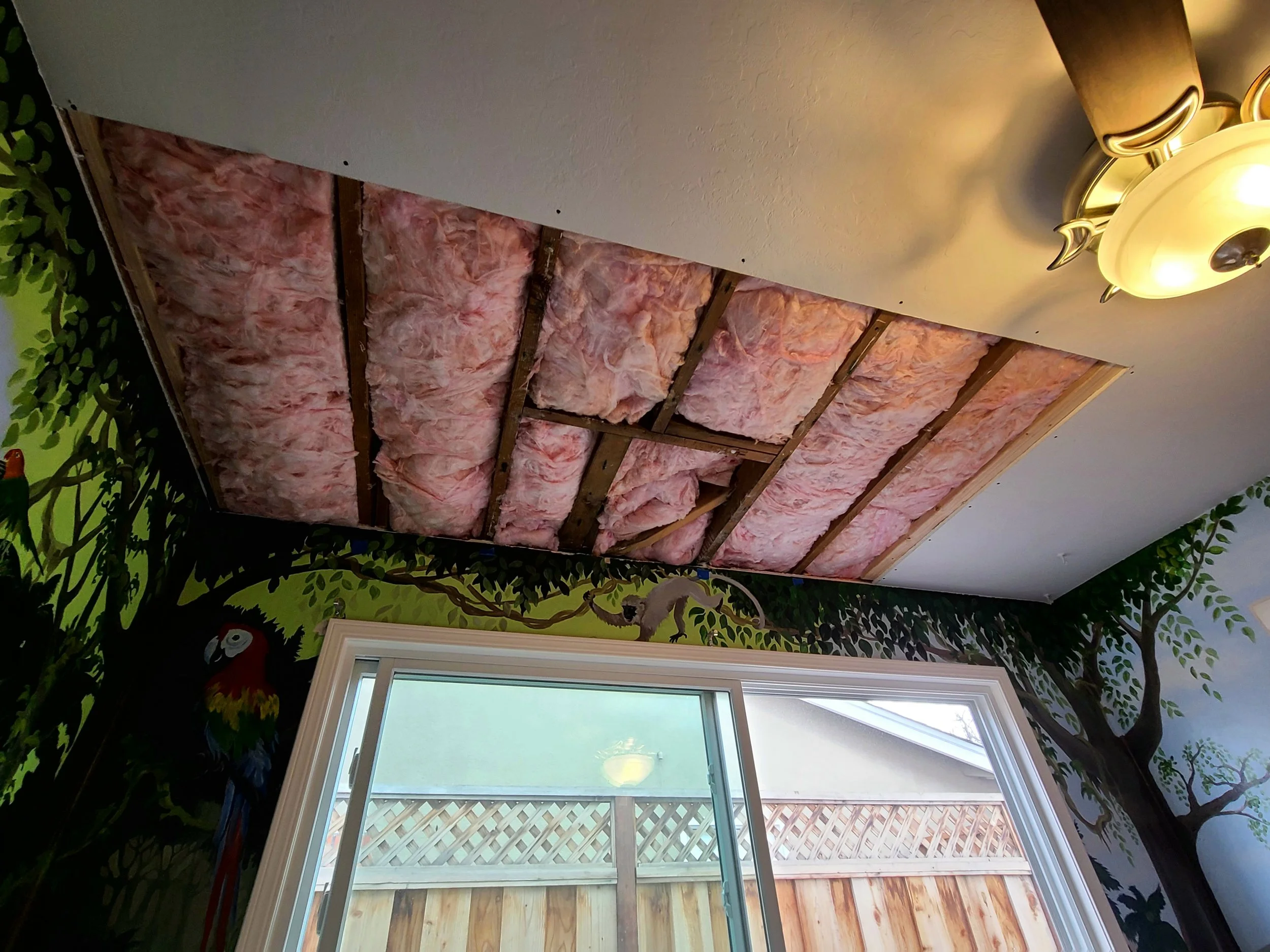 Water leak damage patch in Campbell , Ca. 