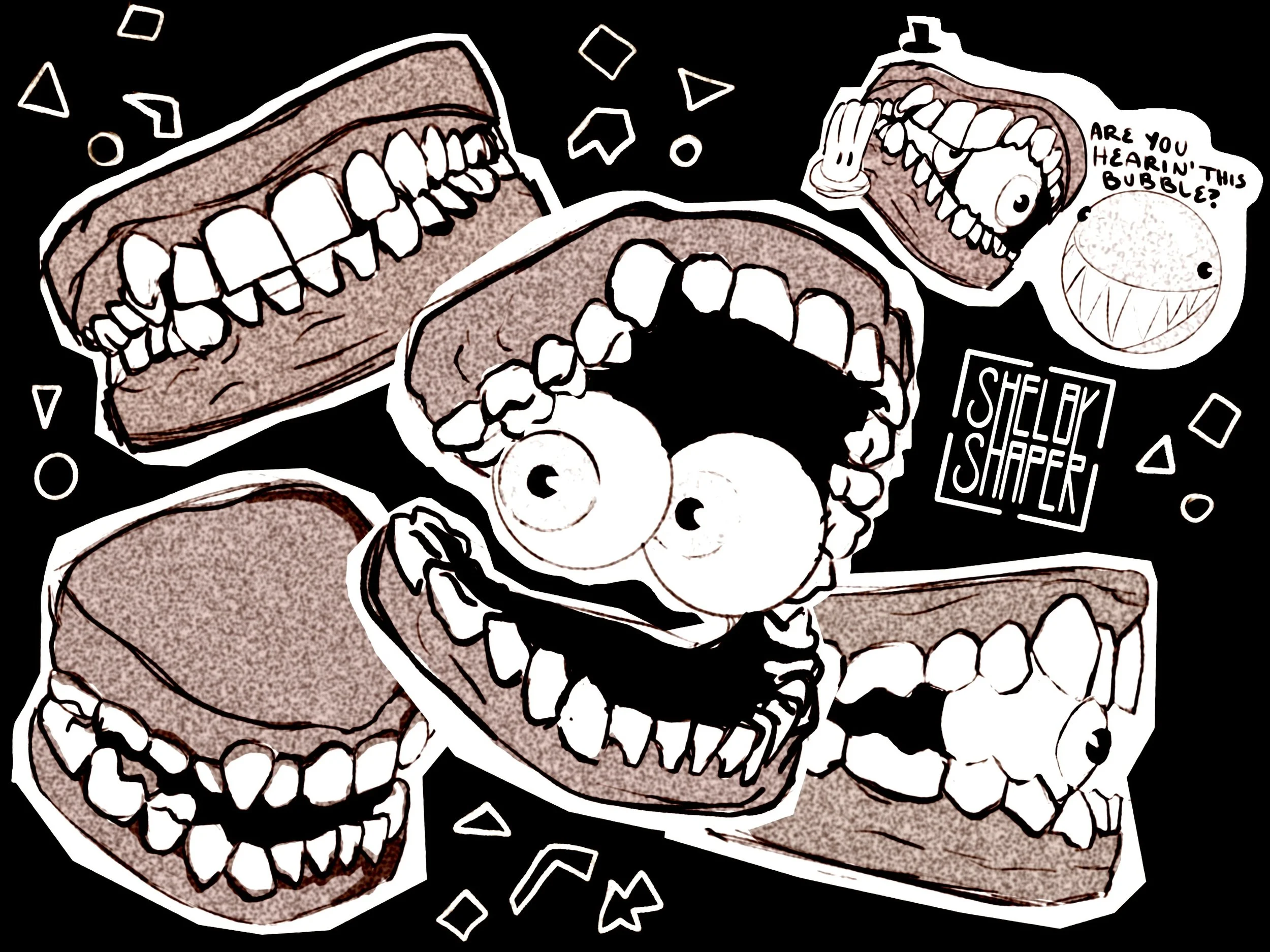 The Amazing Digital Circus Caine Mouth Sketches - 4.10.26