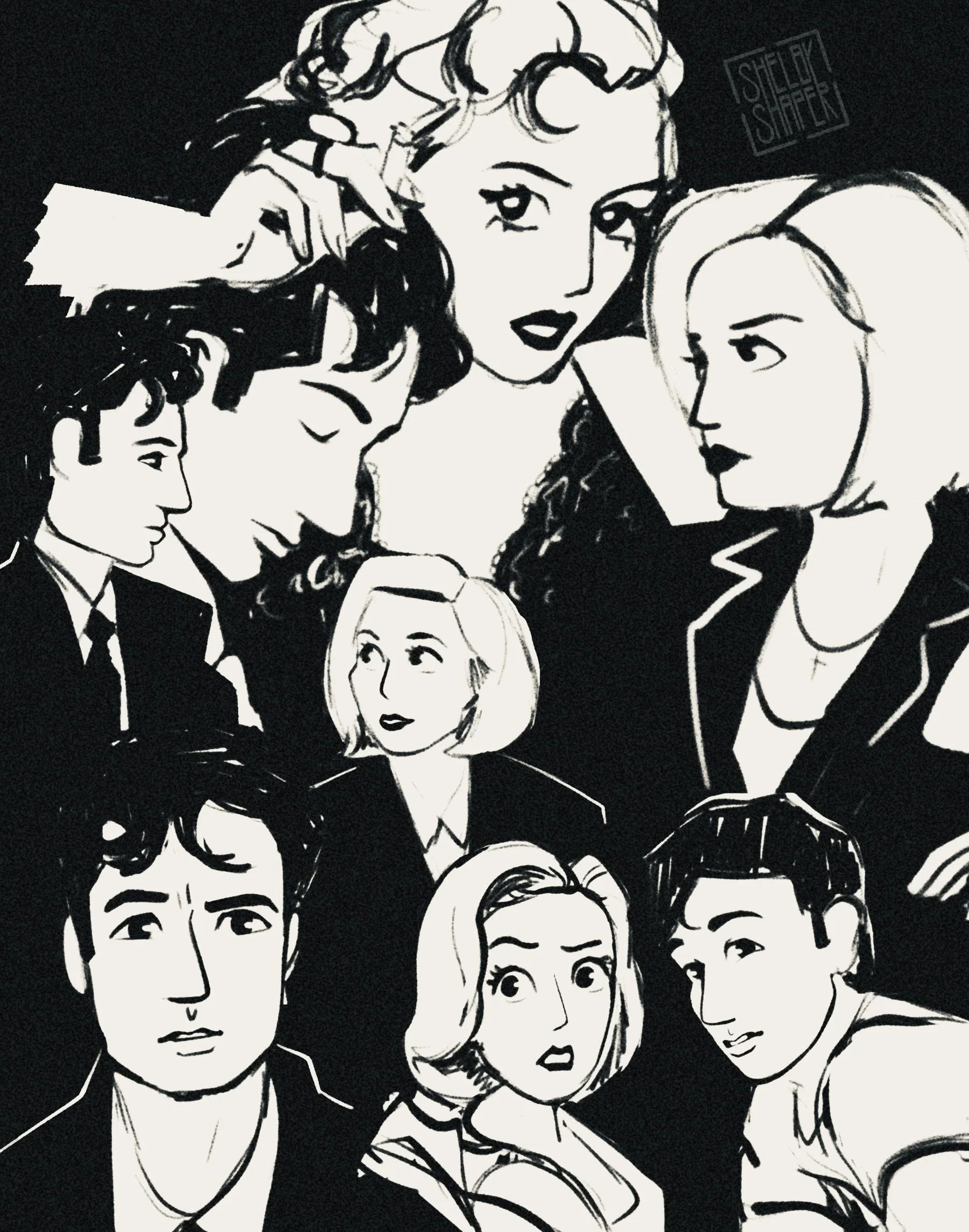 X-Files Character Sketch Page 2 - 2026