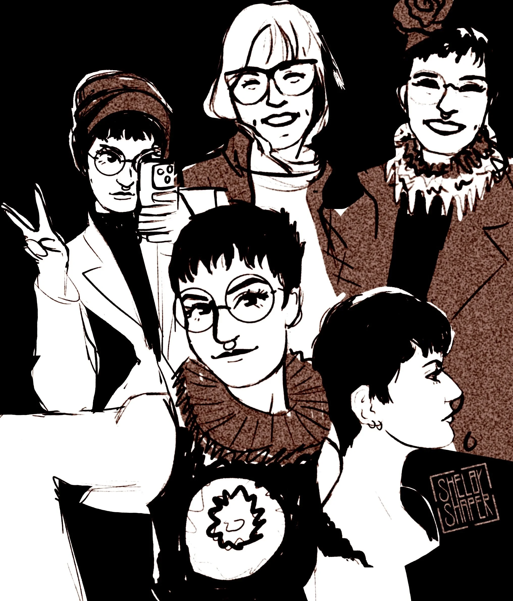 Shelby & Kate Sketch Portraits - 2026