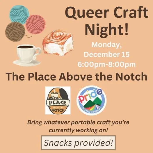 Queer Craft Night with North Country Pride
