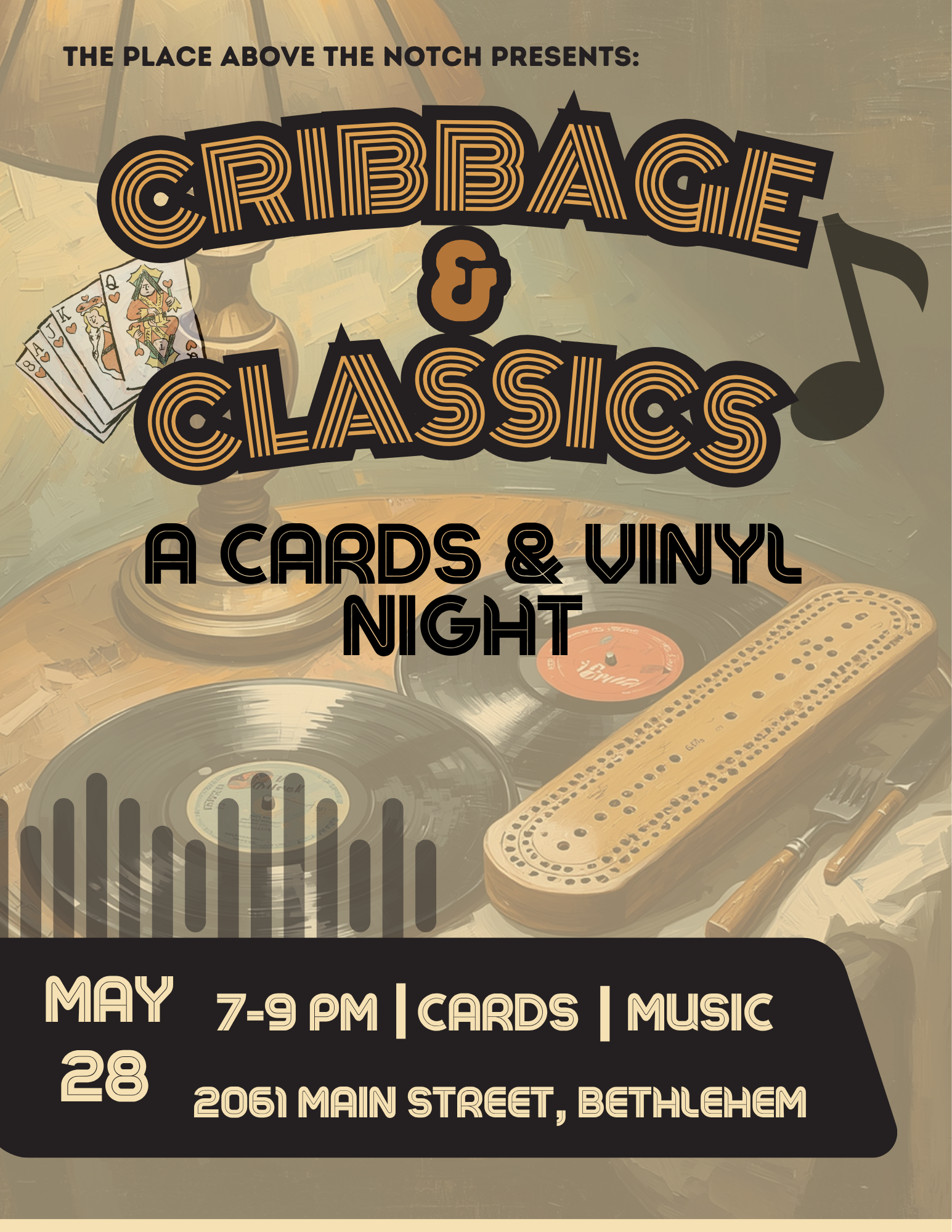 Cribbage &amp; Classics:  A Cards &amp; Vinyl Night