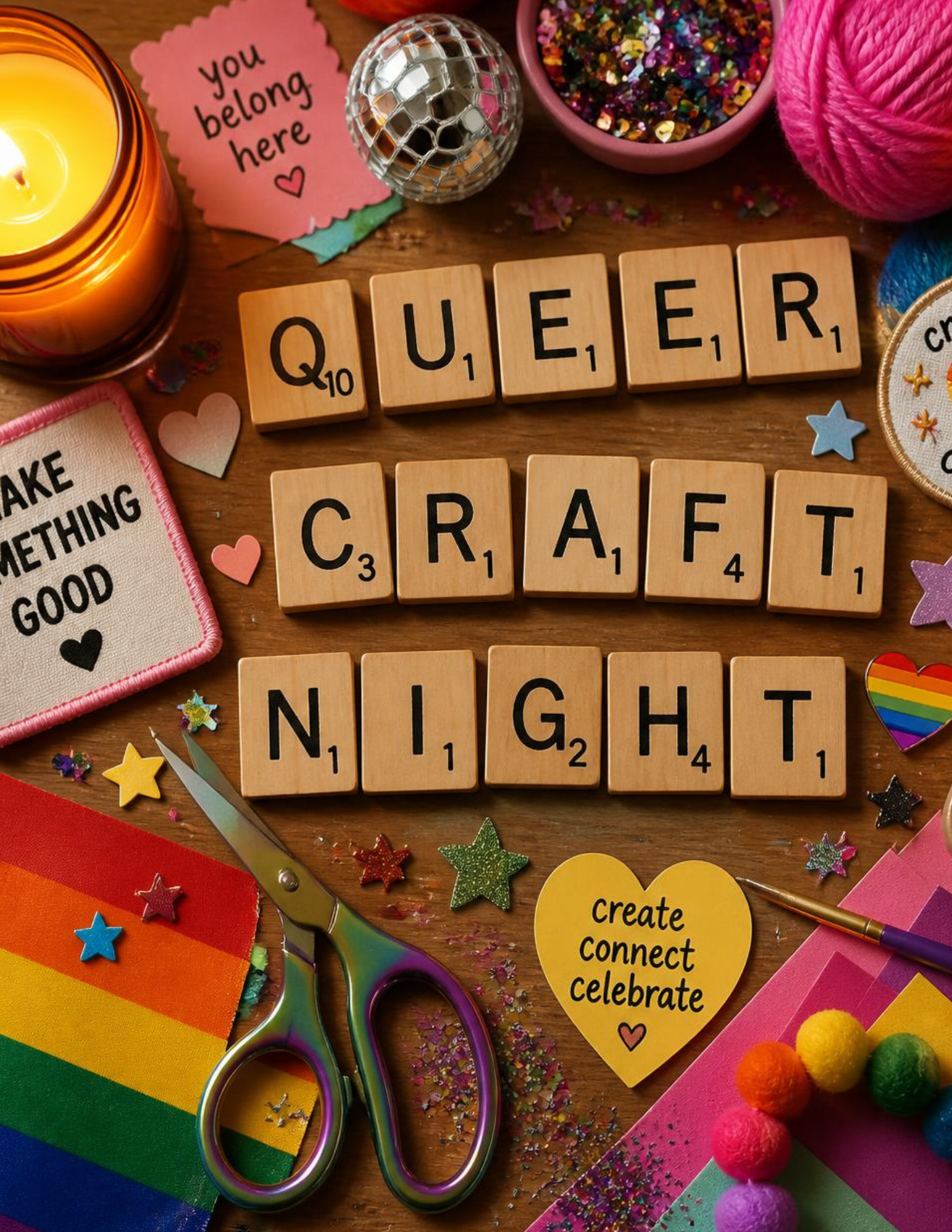 Queer Craft Night with North Country Pride