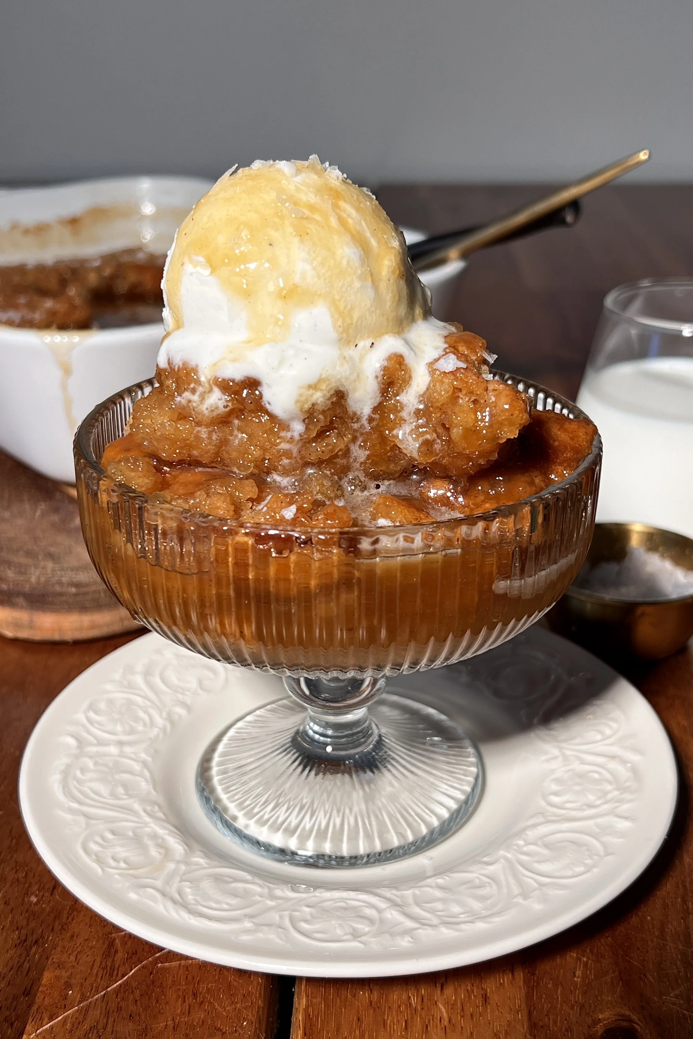 Salted Maple Pudding Cake