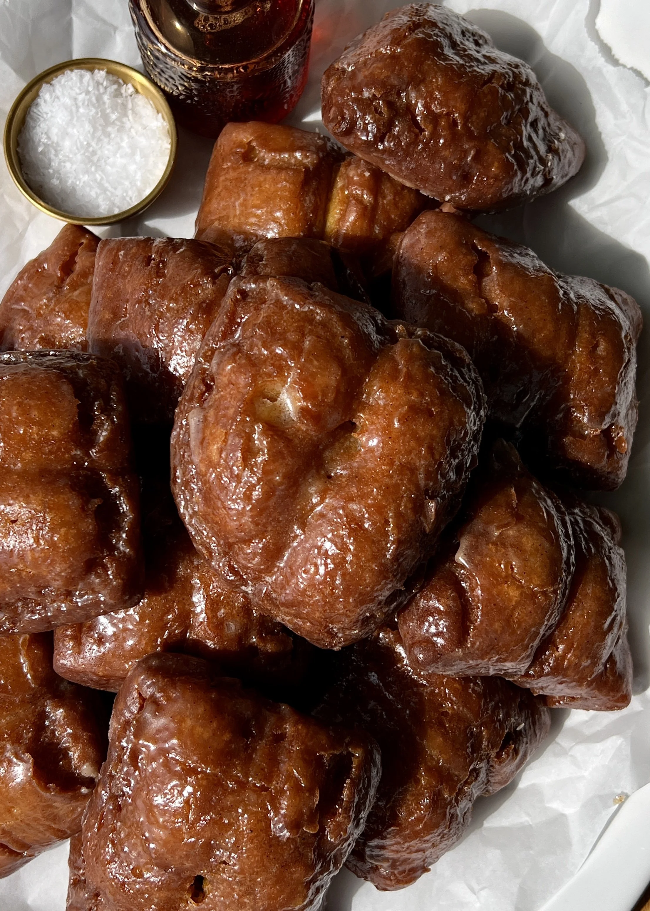 Old-Fashioned Pumpkin Donut Bars (with Salted Maple Cinnamon Glaze)