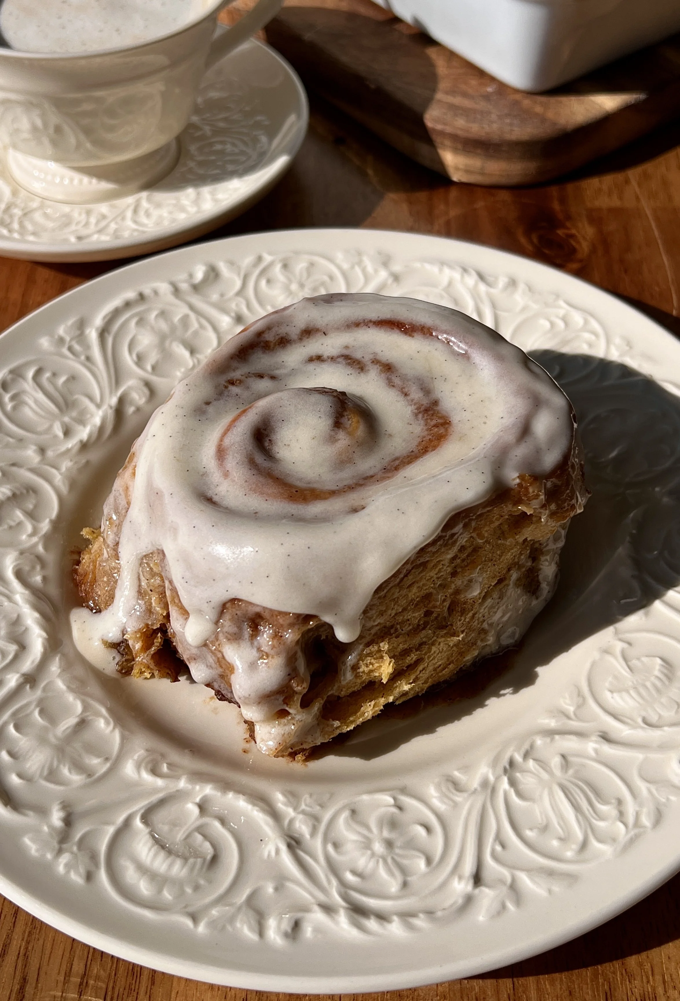Homemade Pumpkin Cinnamon Rolls