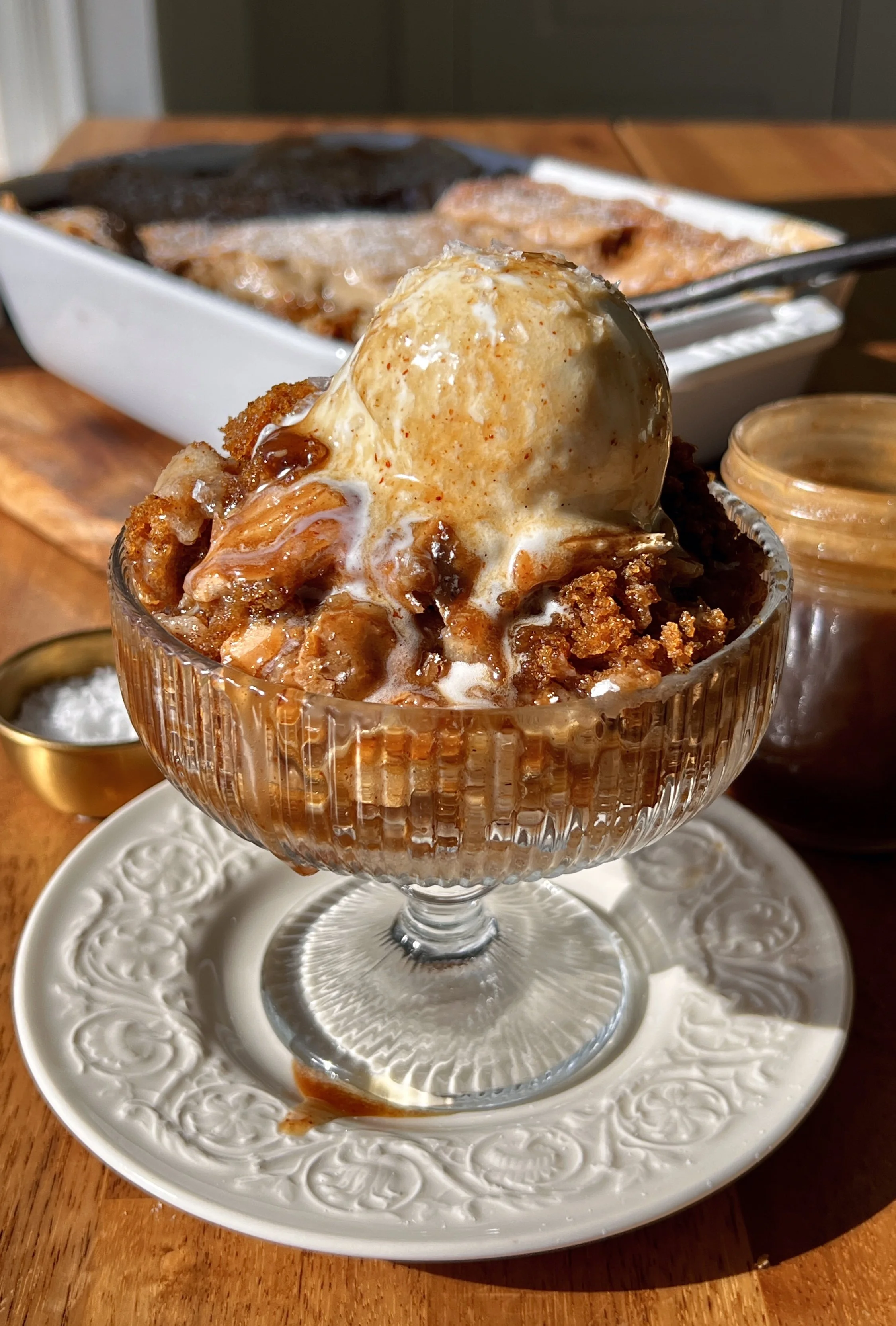 Deep Dish Sweet Potato Gooey Brown Butter Cake