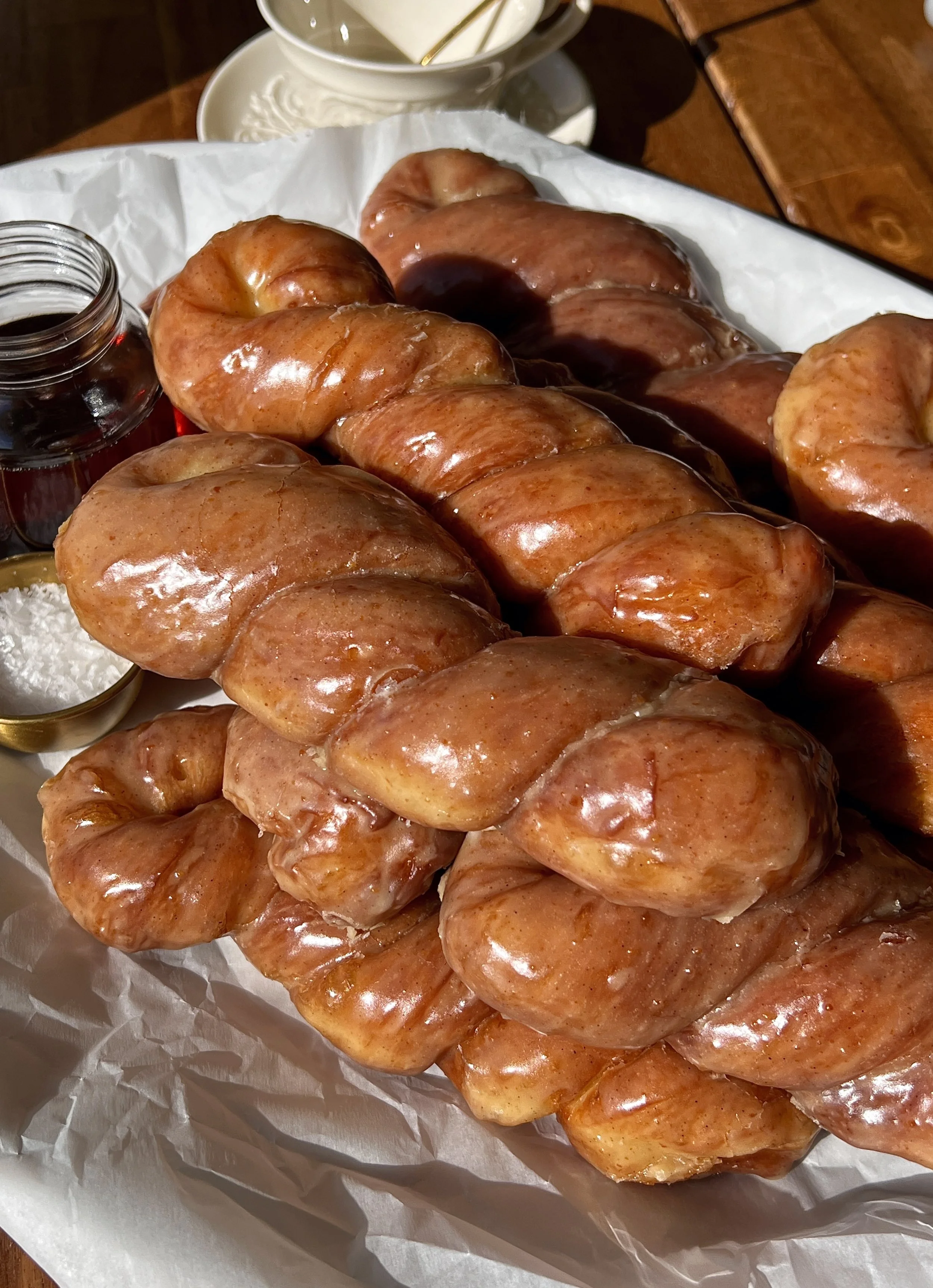 Brown Butter Maple Twist Donuts