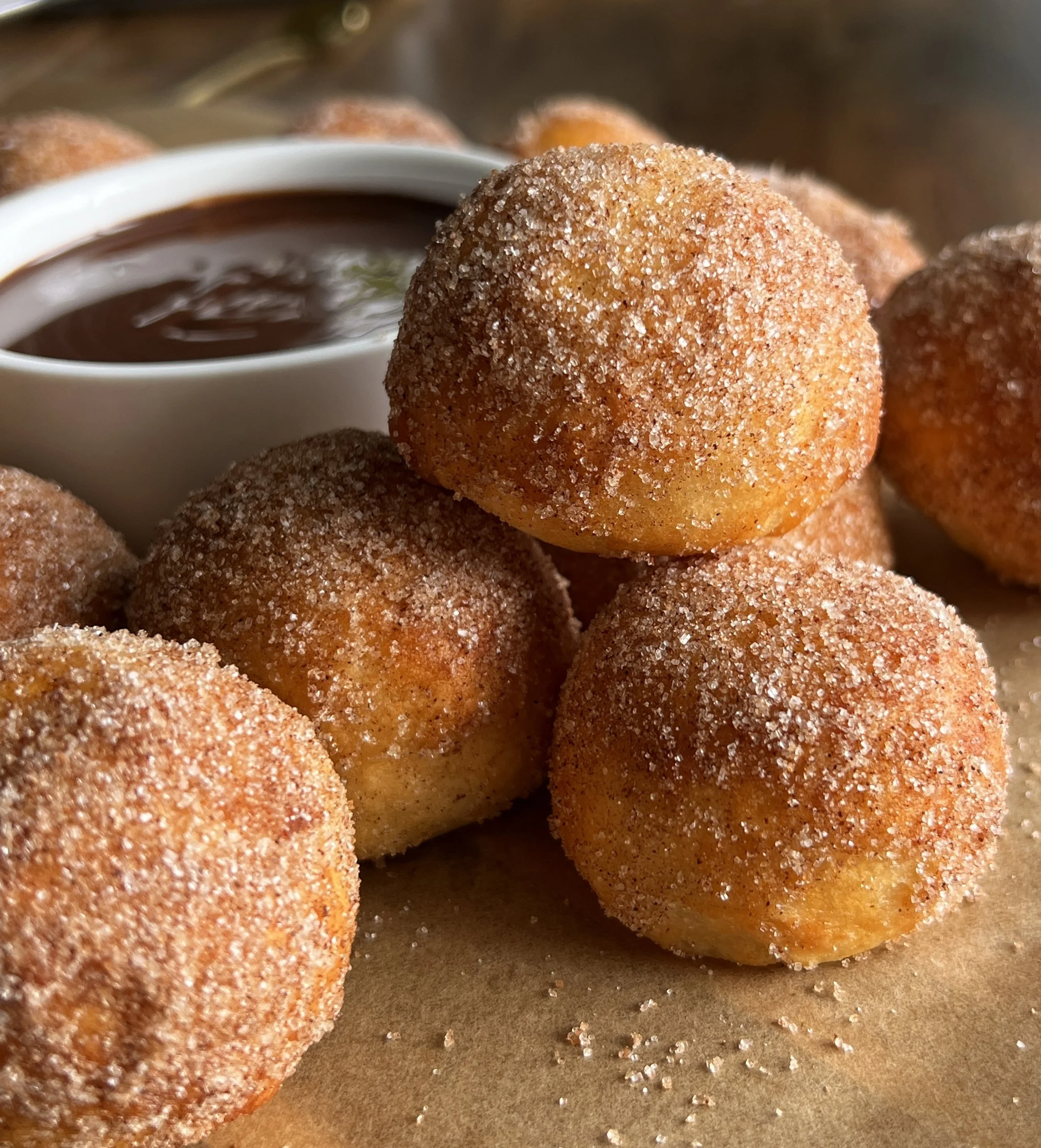 Cinnamon Sugar Sourdough Donut Holes — Well Made by Kiley