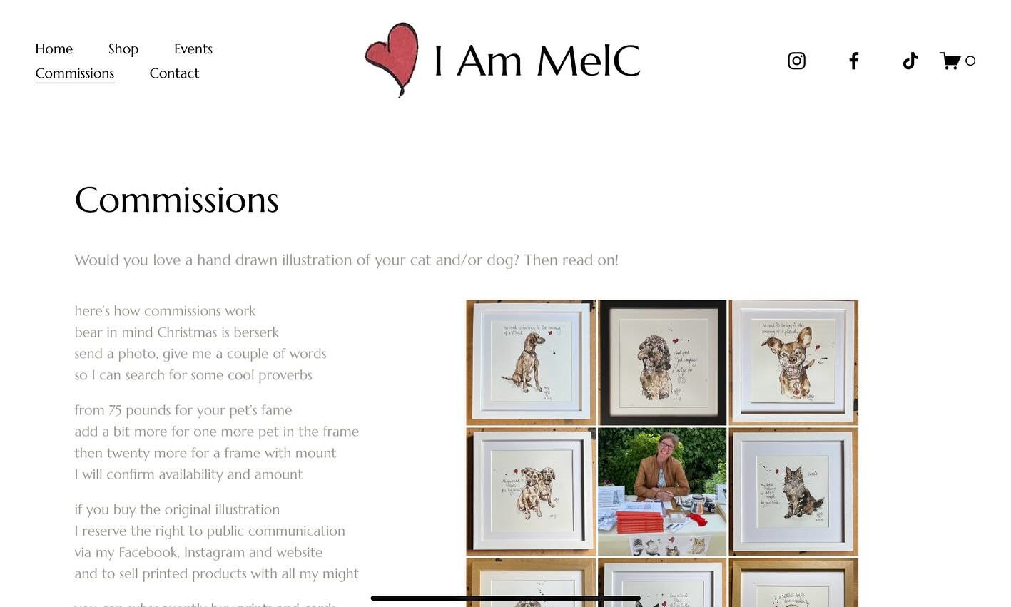 Hello, I am looking for some help. I have updated my website (www.iammelc.co.uk). I&rsquo;m looking for a few photos that include both my pawtrait with its meowdel or woof-model. If you have one I can use, please comment or DM me. Thank you so much! 