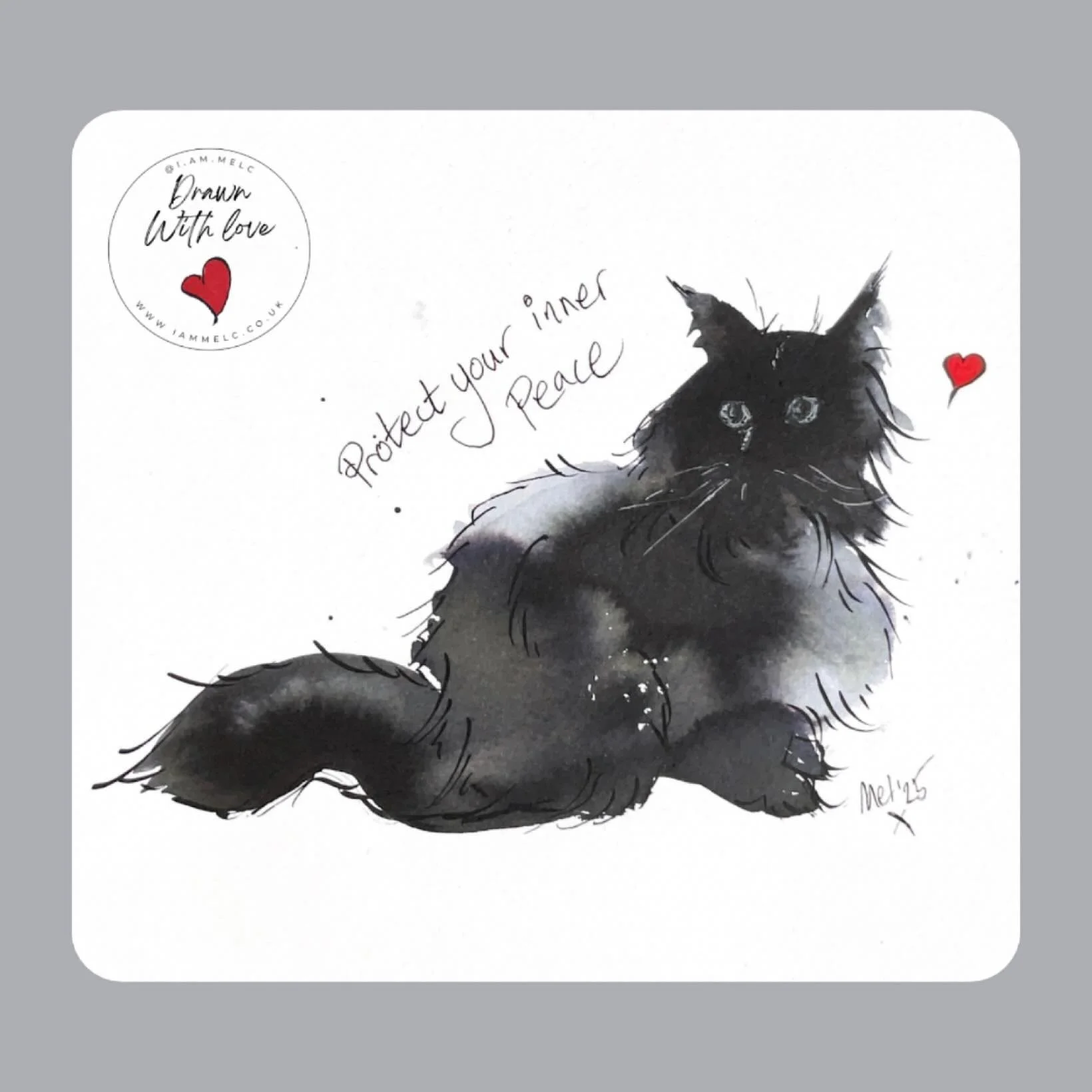 💫 protect your inner peace 💫

#catsandquotes #inkpawtrait #worldmentalhealthday #dailyartpractice #dailymindfulness