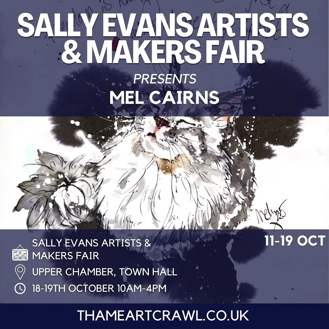 Thame Art Crawl has started! I will be at Thame Town Hall with many other demonstrating creatives on Friday and Saturday 18-19 October hosted by @sallyartistsmakers and @thameartcrawl. Can&rsquo;t wait!

#thameartcrawl2025 #artpractise #artgallery #t