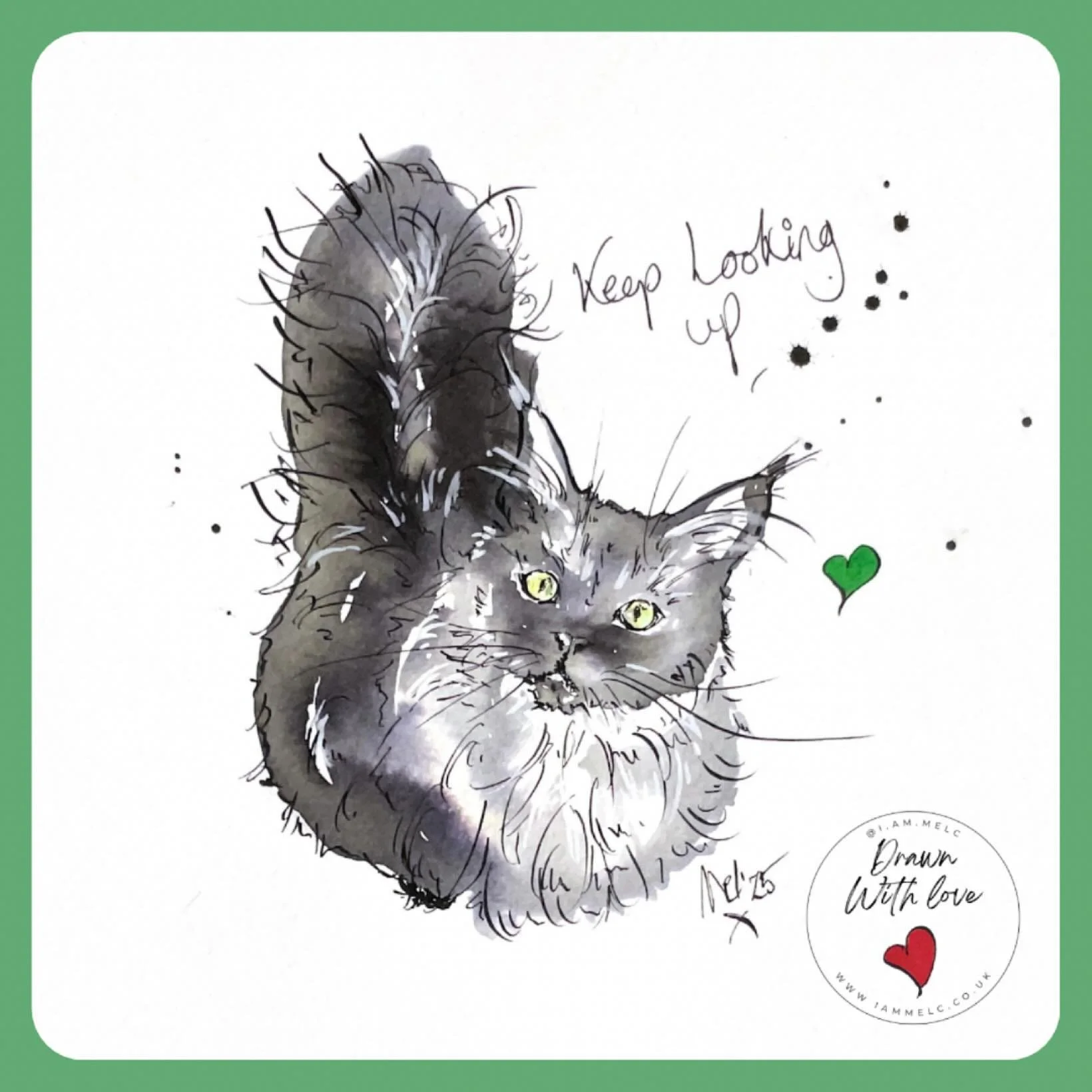 ✨ keep looking up ✨
#catsandquotes #inkillustration #dailyartpractice #motivationalart