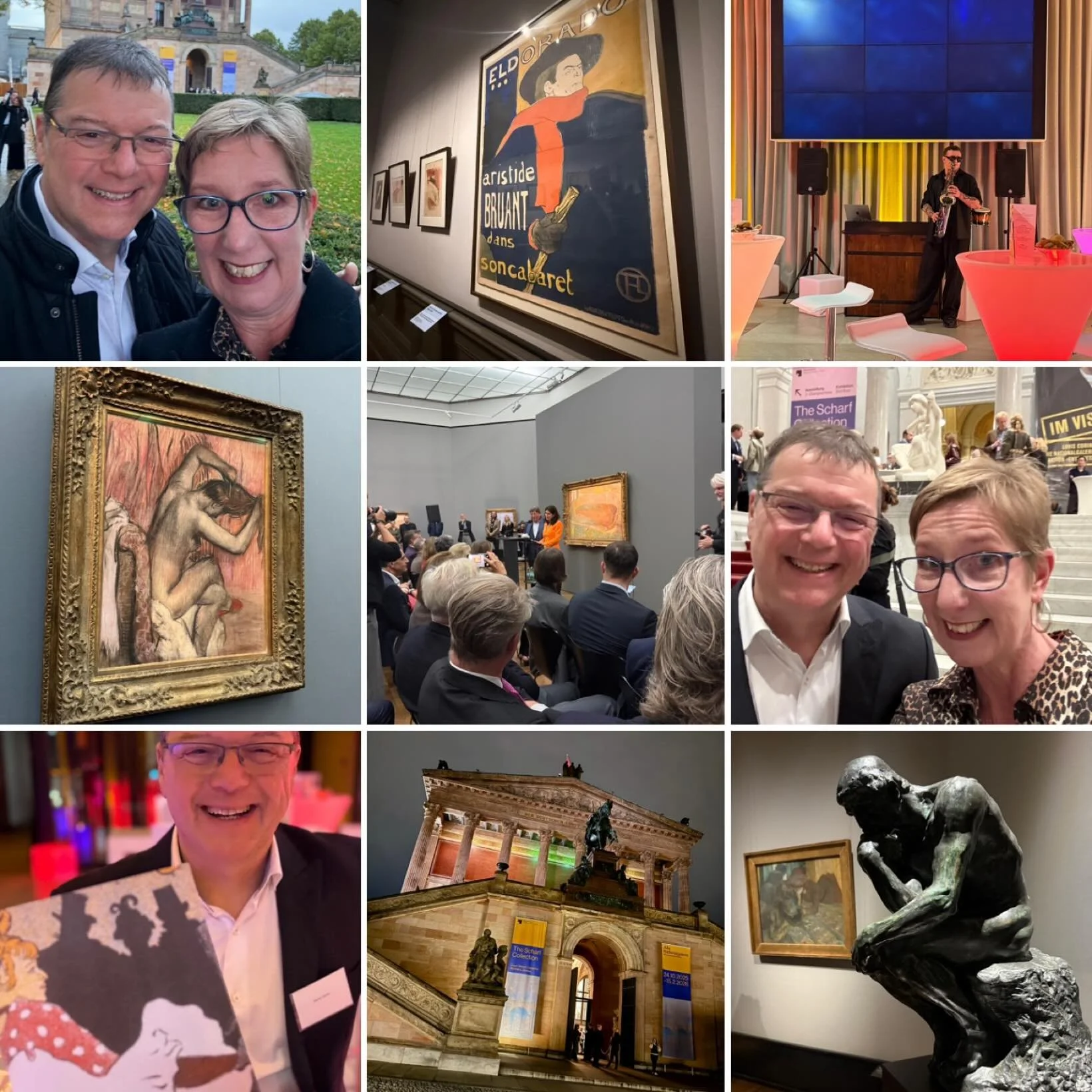Honestly, the most privileged experience to be in the room with so many greats and my friend Christiane 🖼️ If you go to Berlin, the Scharf Collection is a MUST SEE 🇩🇪