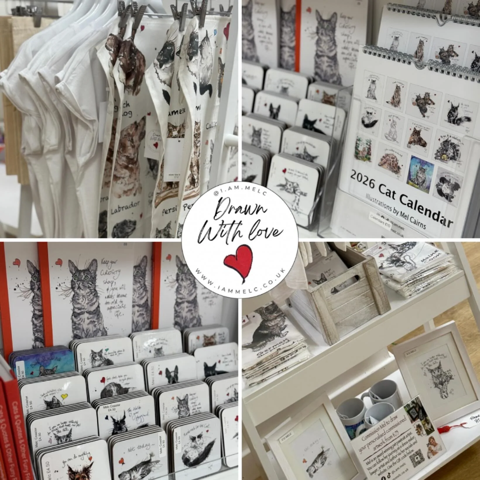 Have you been to @craft_coop_highwycombe in @edenhighwycombe lately? 
#catsandquotes #petartist #highwycombe #giftideas #shoplocalbusiness