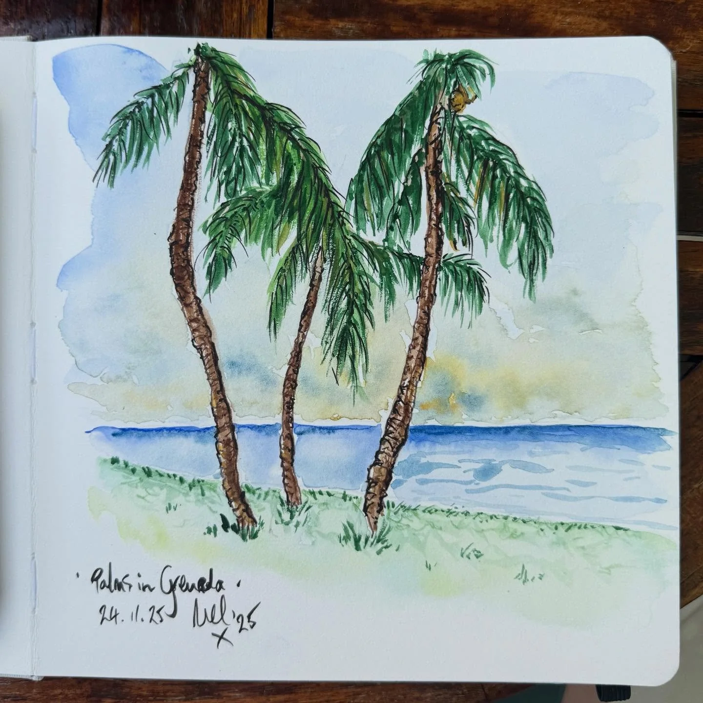 #sketchbook #watercolourillustration #inkdrawing #dailyartpractice #artist