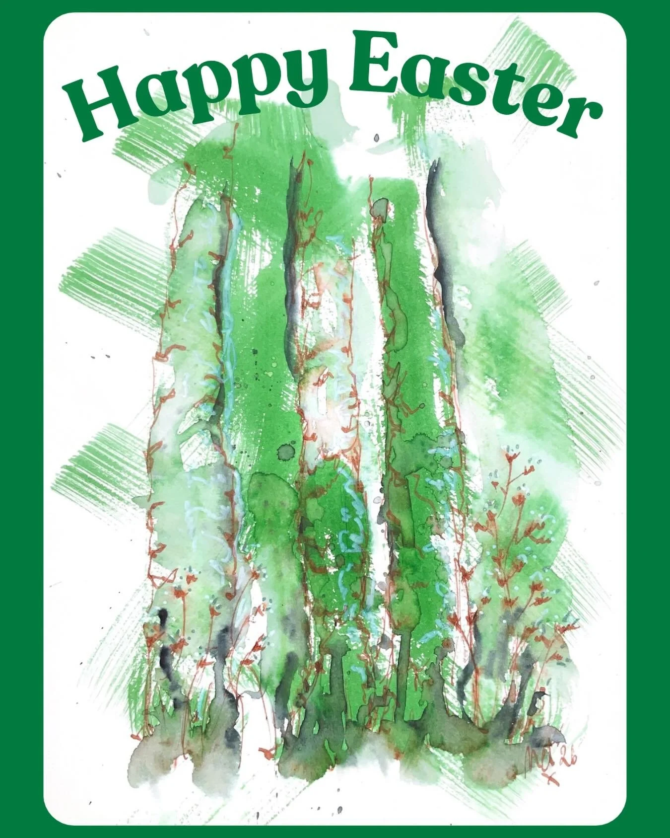 #experimentalpainting #abstractart #inkpainting #vertanglais #burntsienna