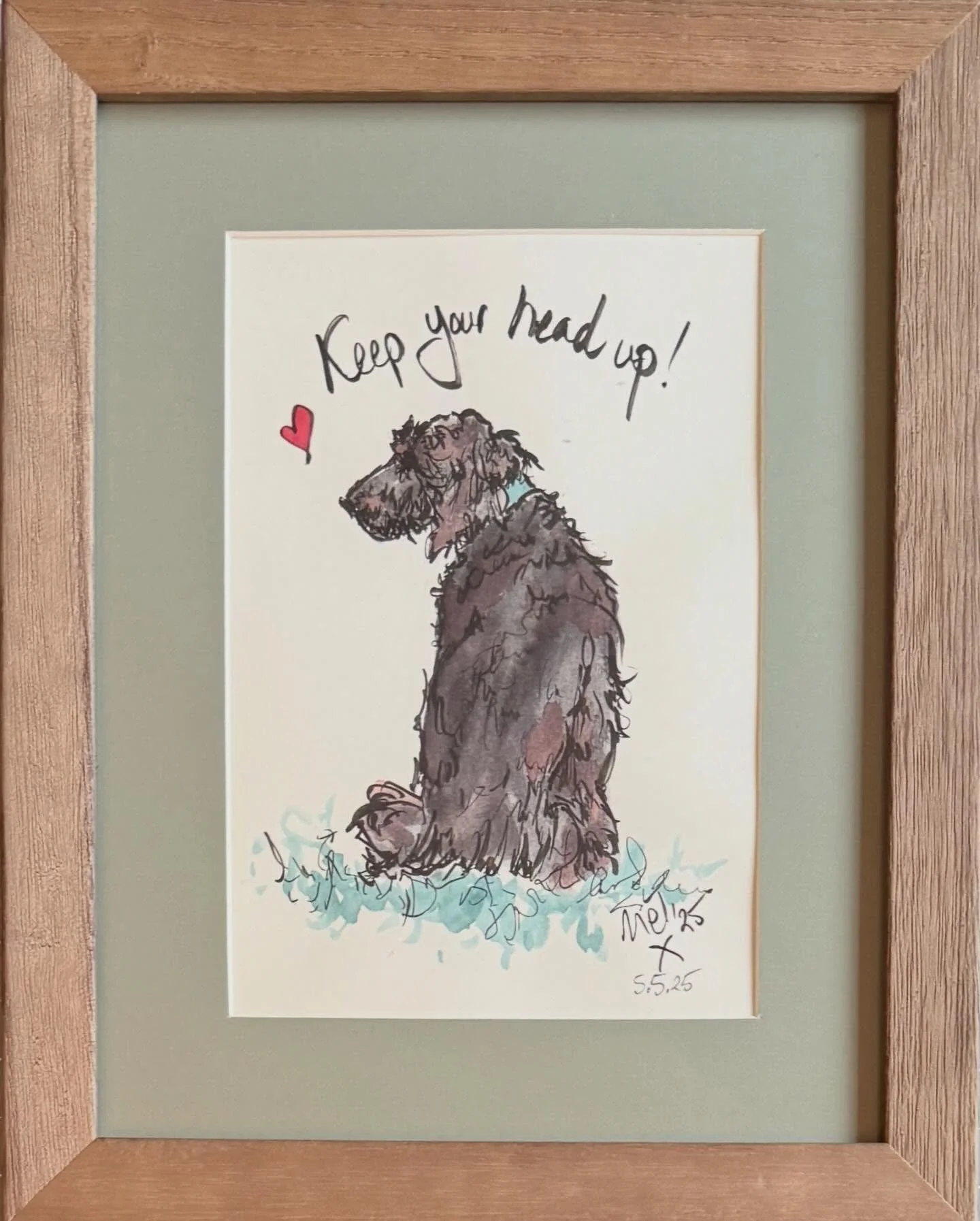 This little illustration is coming with me to @the_art_exhibitionists Bradenham Manor Art Fair. May 1-4 - full details in Story 🖋️🐾&hearts;️

#bradenhammanorartfair #petportraitart #inkillustration #petartist #affordableartforsale