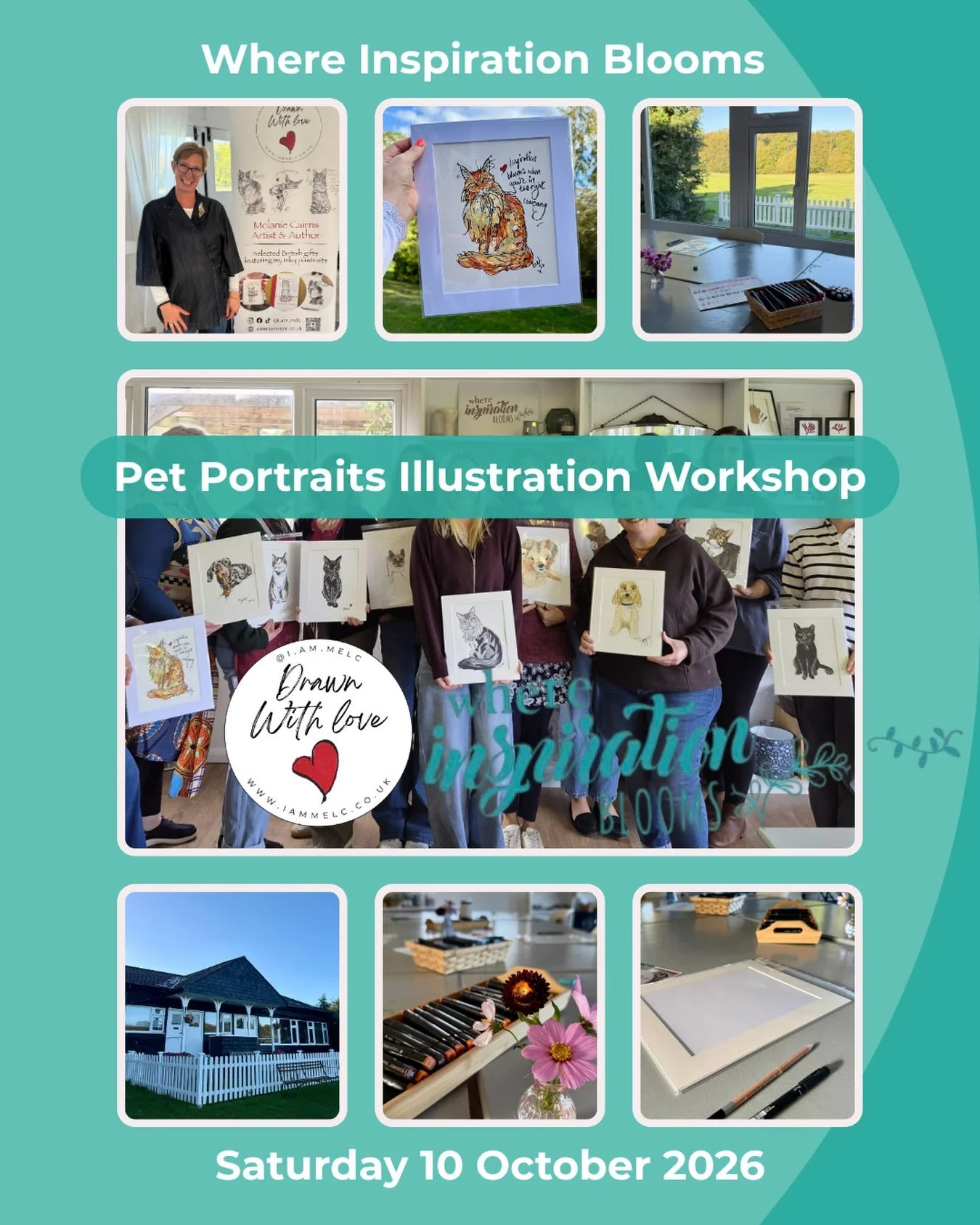 Oh I had the best time yesterday illustrating in my &lsquo;fast &amp; loose&rsquo; style with 12 very talented students! Every result surpassed their fear and cautiousness during the process - thank you for trusting me! Well done to everyone - will y