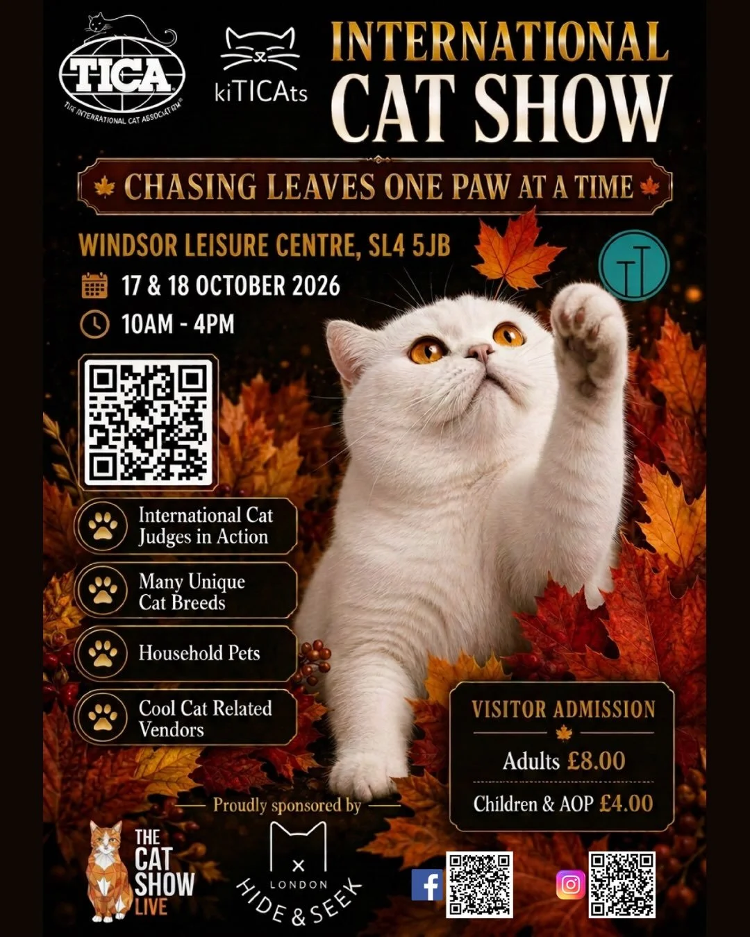 Come and meet me at #theinternationalcatshow in #windsor hosted by @kiticats.uk ✒️🐾&hearts;️ I will have as much of my #catart as possible with me (see my awesome stand in the second image at @thecatshowlive) 😻 I&rsquo;ll also have my art stuff, so