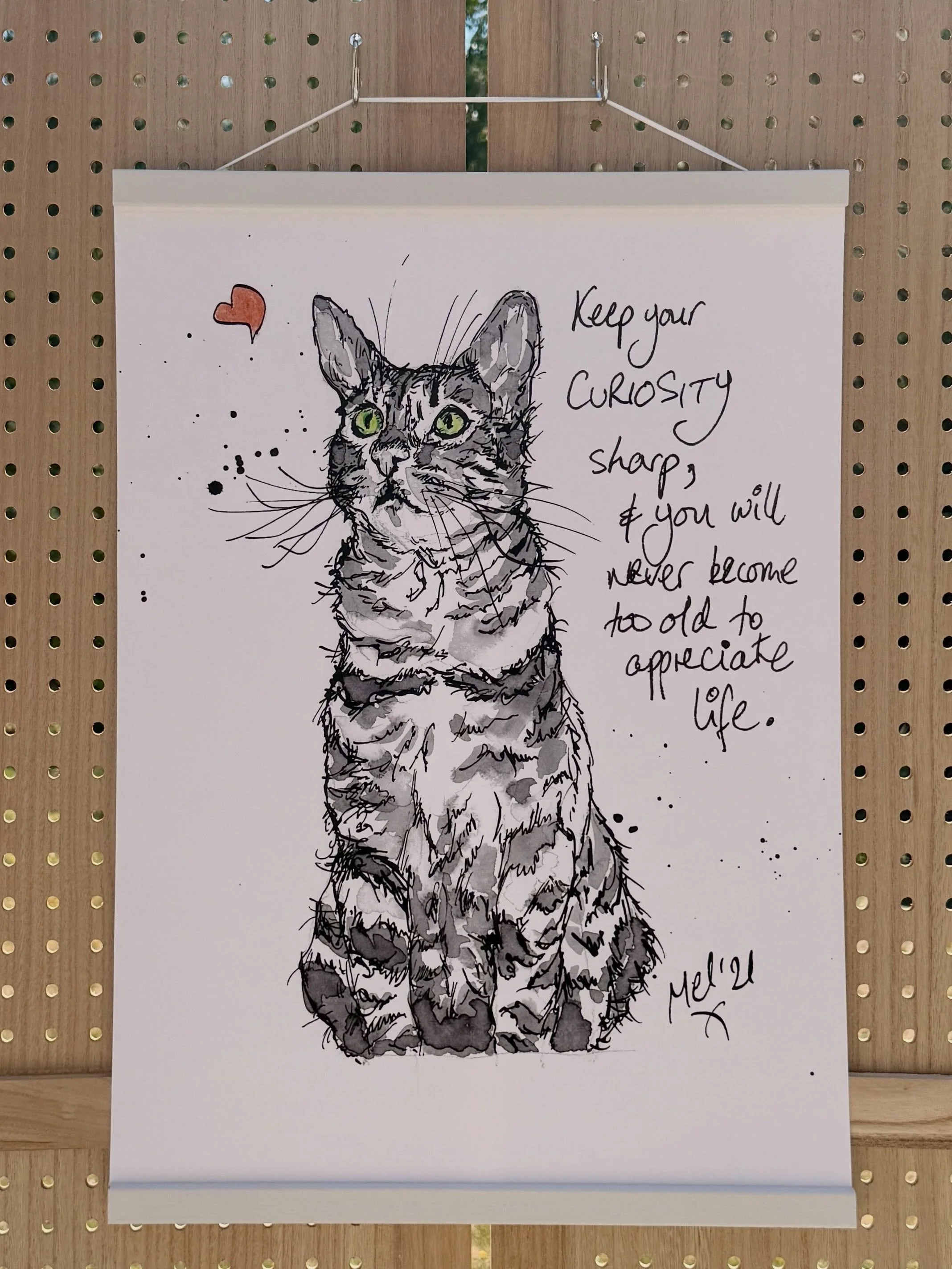 I&rsquo;m so excited to be at the @kiticats.uk International Cat Show in Windsor on Saturday and Sunday (17-18 October 10am-4pm) with my art and my inks ✒️🐾&hearts;️ Come and say hi 👋🏻 

#catshow #catart #catlover #windsor #inkillustrator