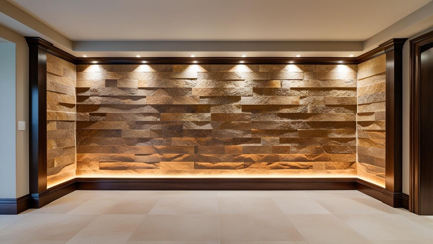 create an image of a luxury homes accent wall.jpg