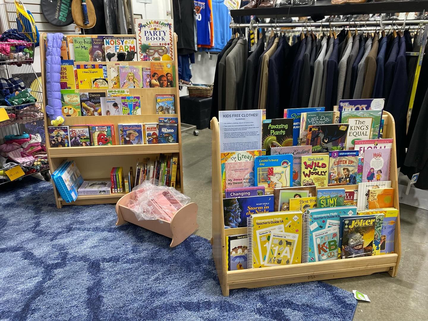 Check out our kids corner at Thriftique! We’ve got FREE children’s clothing for your family’s needs! We offer this opportunity Tuesday-Sun in store!