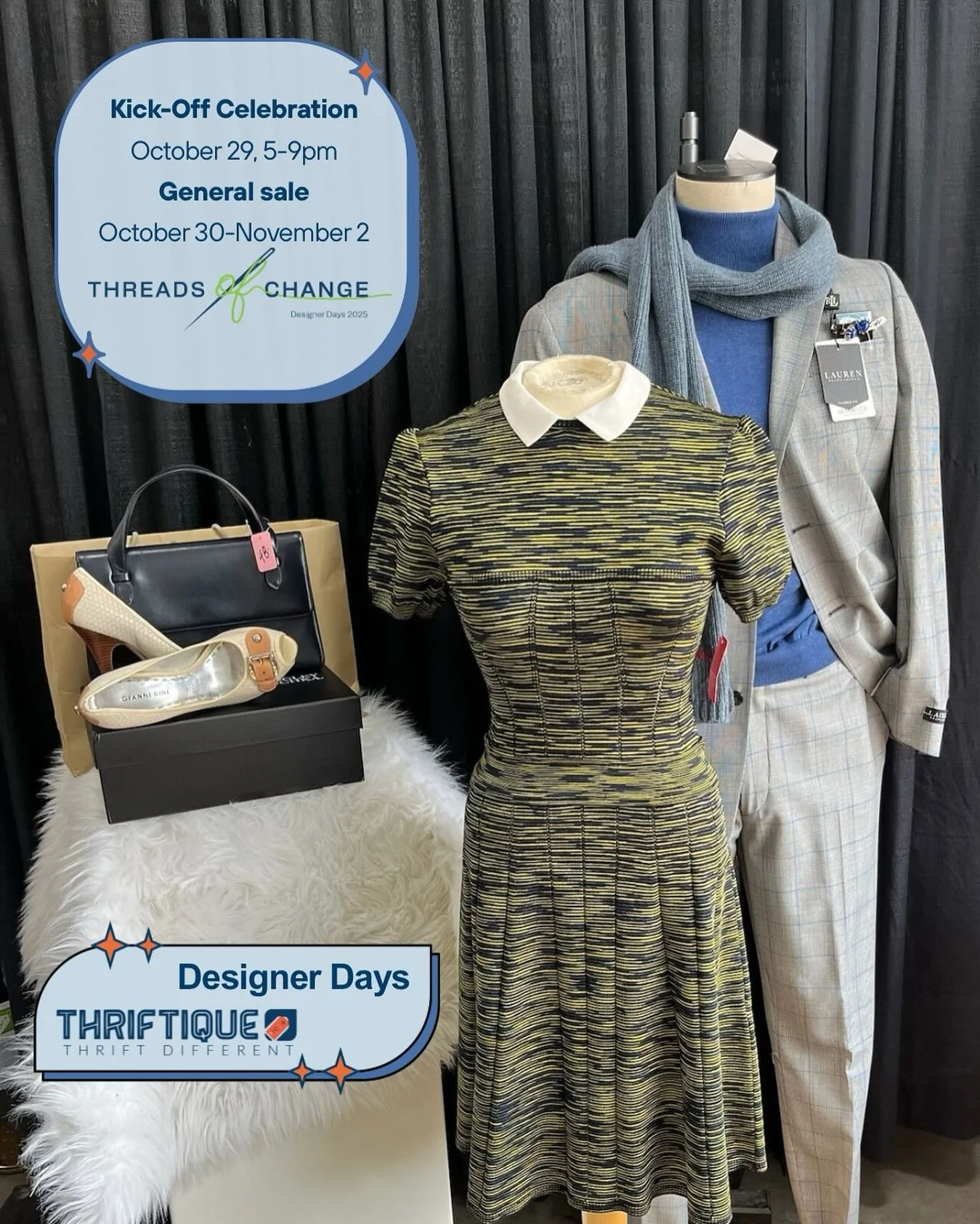 The Designer Days countdown!

Started in 1970 by women who wanted to make an impact with the resources they had, Designer Days is Thriftique&rsquo;s annual 5-day shopping event that serves as the biggest fundraiser for NCJW Pittsburgh.

It all begins