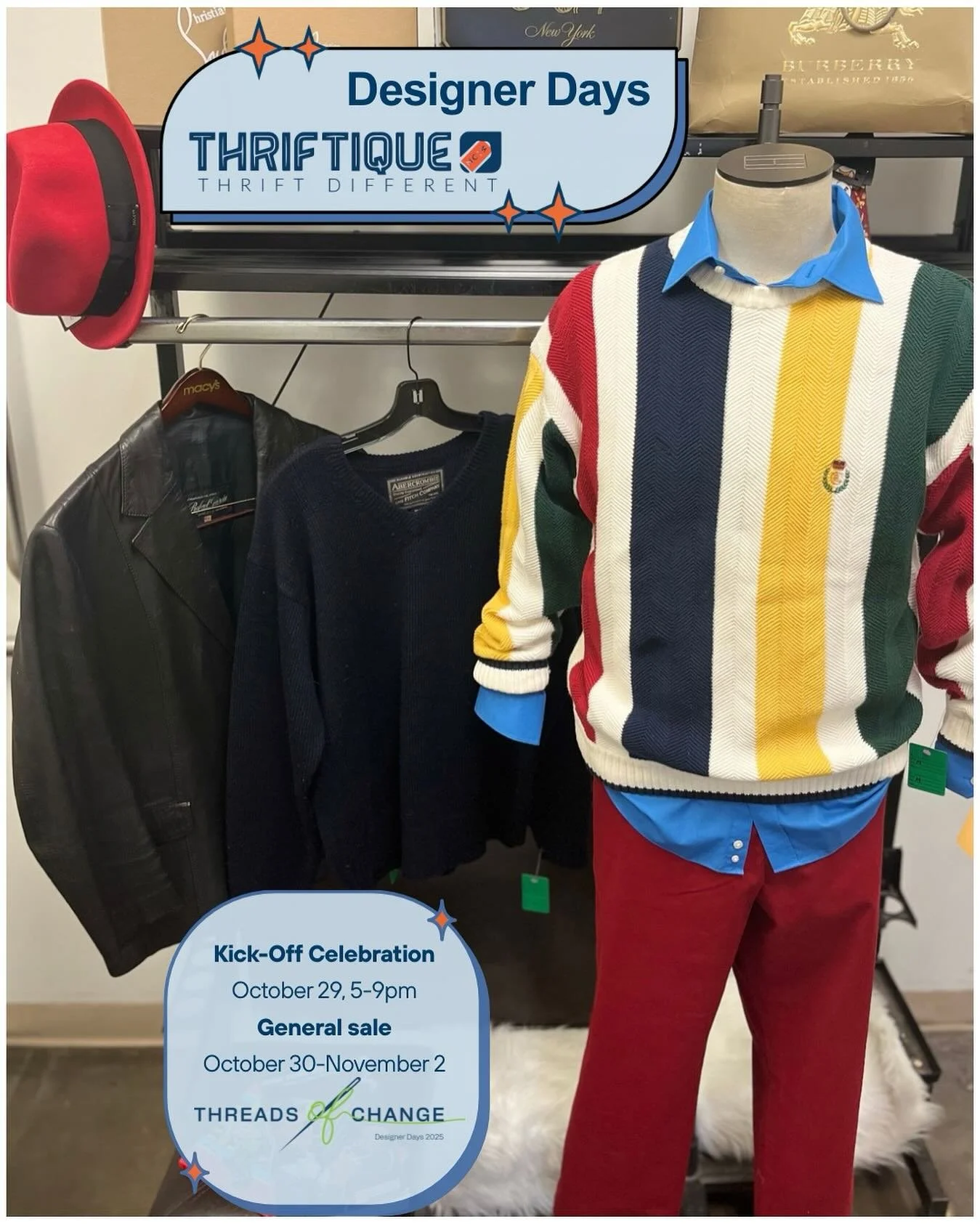 The Designer Days countdown!

Started in 1970 by women who wanted to make an impact with the resources they had, Designer Days is Thriftique&rsquo;s annual 5-day shopping event that serves as the biggest fundraiser for NCJW Pittsburgh.

It all begins