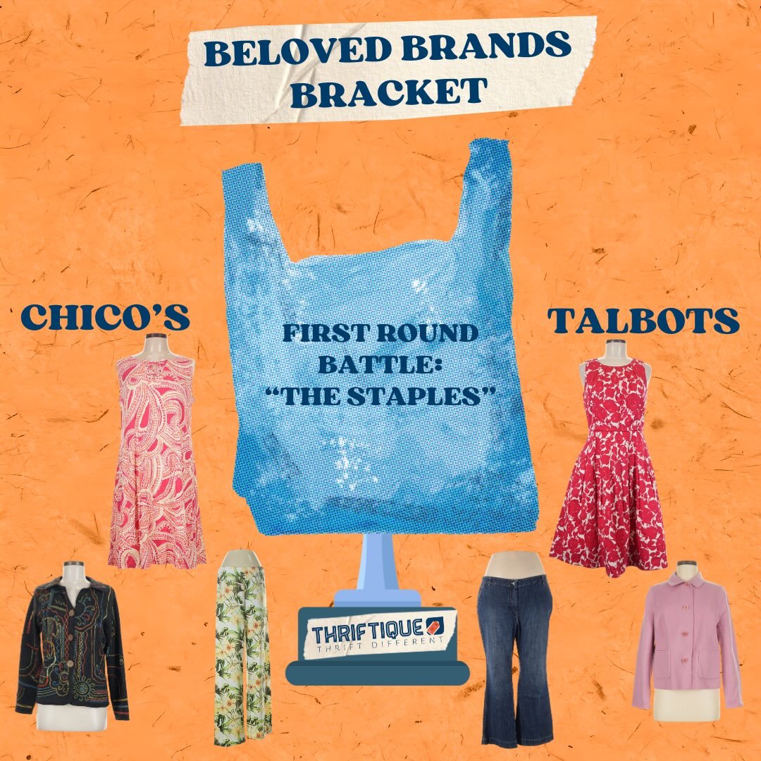 Round 1 Battle of the day! Chico&rsquo;s vs Talbots

The amount of times we have joked that we could do mini stores of Chico&rsquo;s and Talbots has become one of our greatest jokes at the store. Having been at @ncjwtheresaleshop this week it&rsquo;s