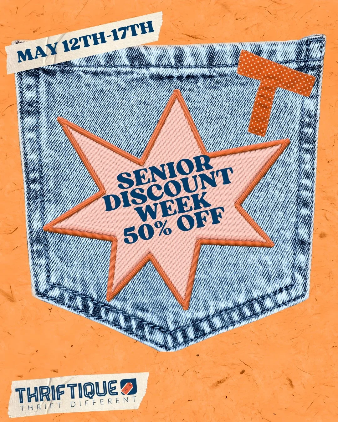 Senior Discount Week May 12th-17th