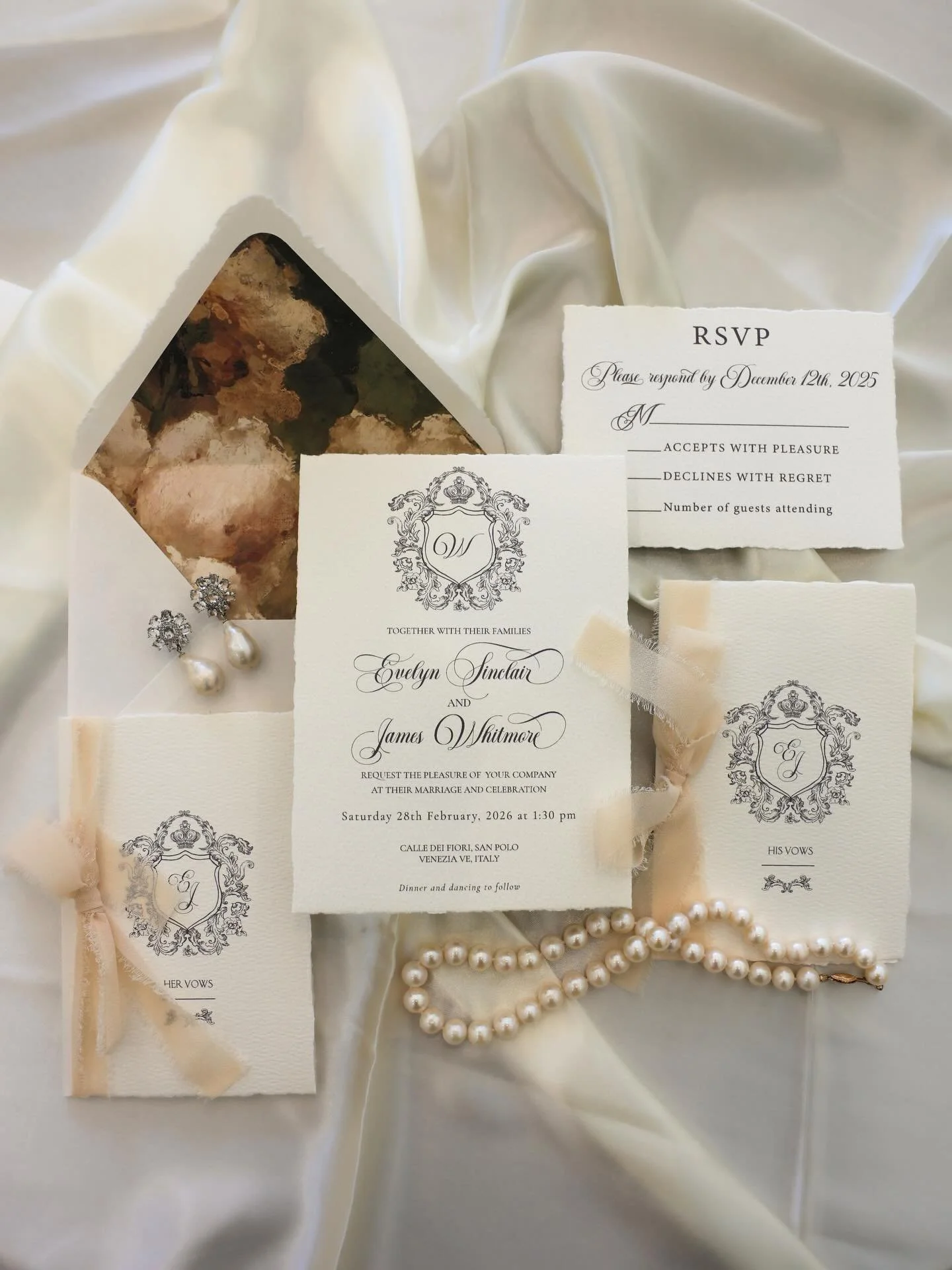 Unveiling the details ✨
Soft editorial layflats featuring heirloom inspired stationery and timeless jewelry. Proof that the smallest details make the biggest impact 🤍

So grateful for this beautiful collaboration.

Photography: @happilyeverafterlens