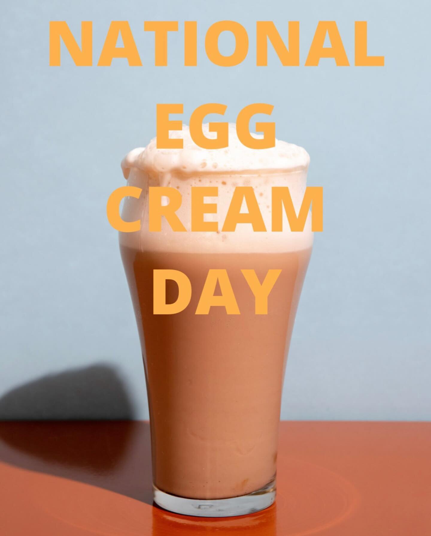 Hey, It&rsquo;s NATIONAL EGG CREAM DAY! #sodajerk #eggcream #nationaleggcreamday @foxsyrups