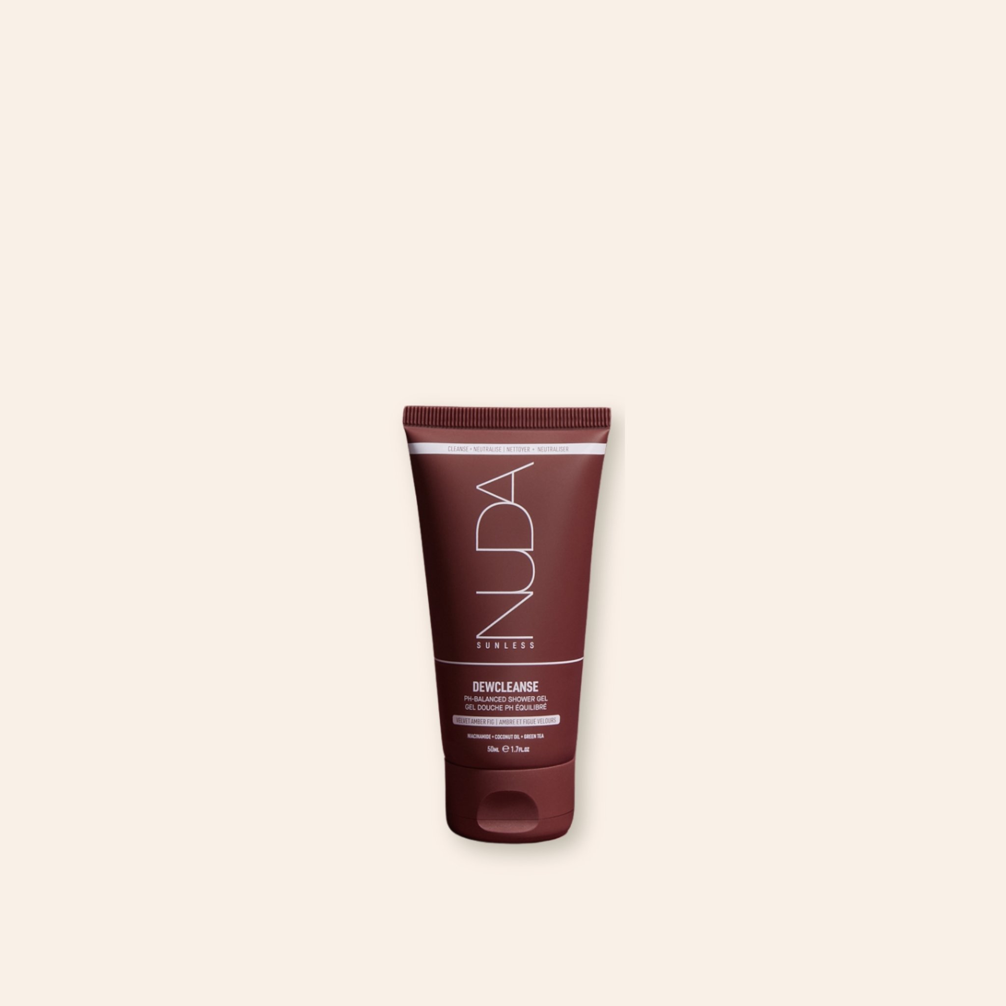 NUDA DewCleanse Tan-Safe Body Wash (Travel Size)