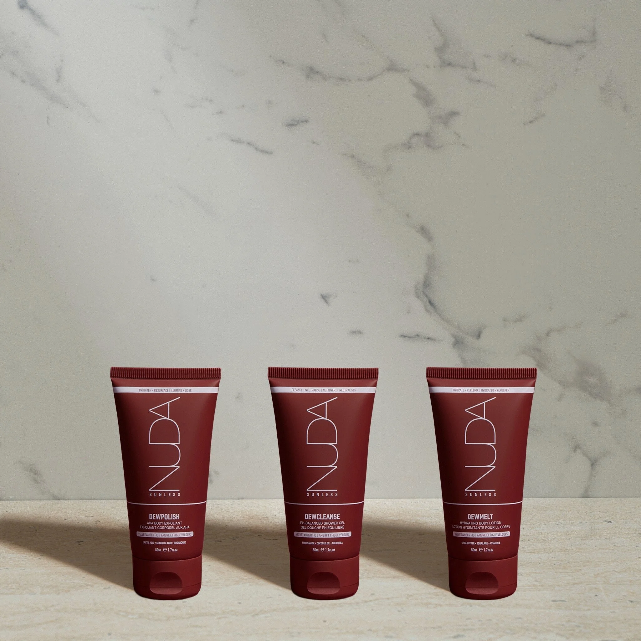 Nuda: Dew Collection Travel Set