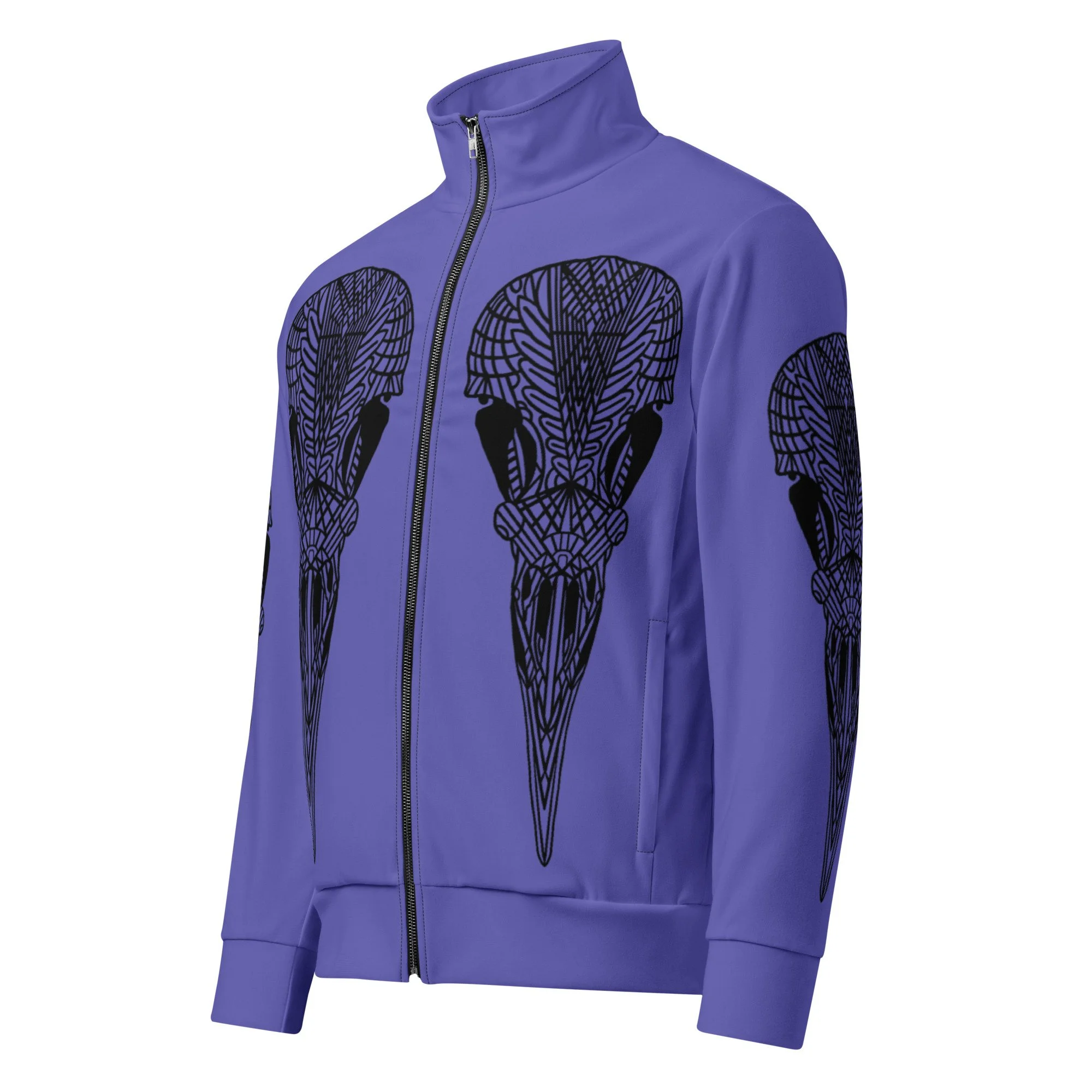 "Ritual Raven" Purple Track Jacket