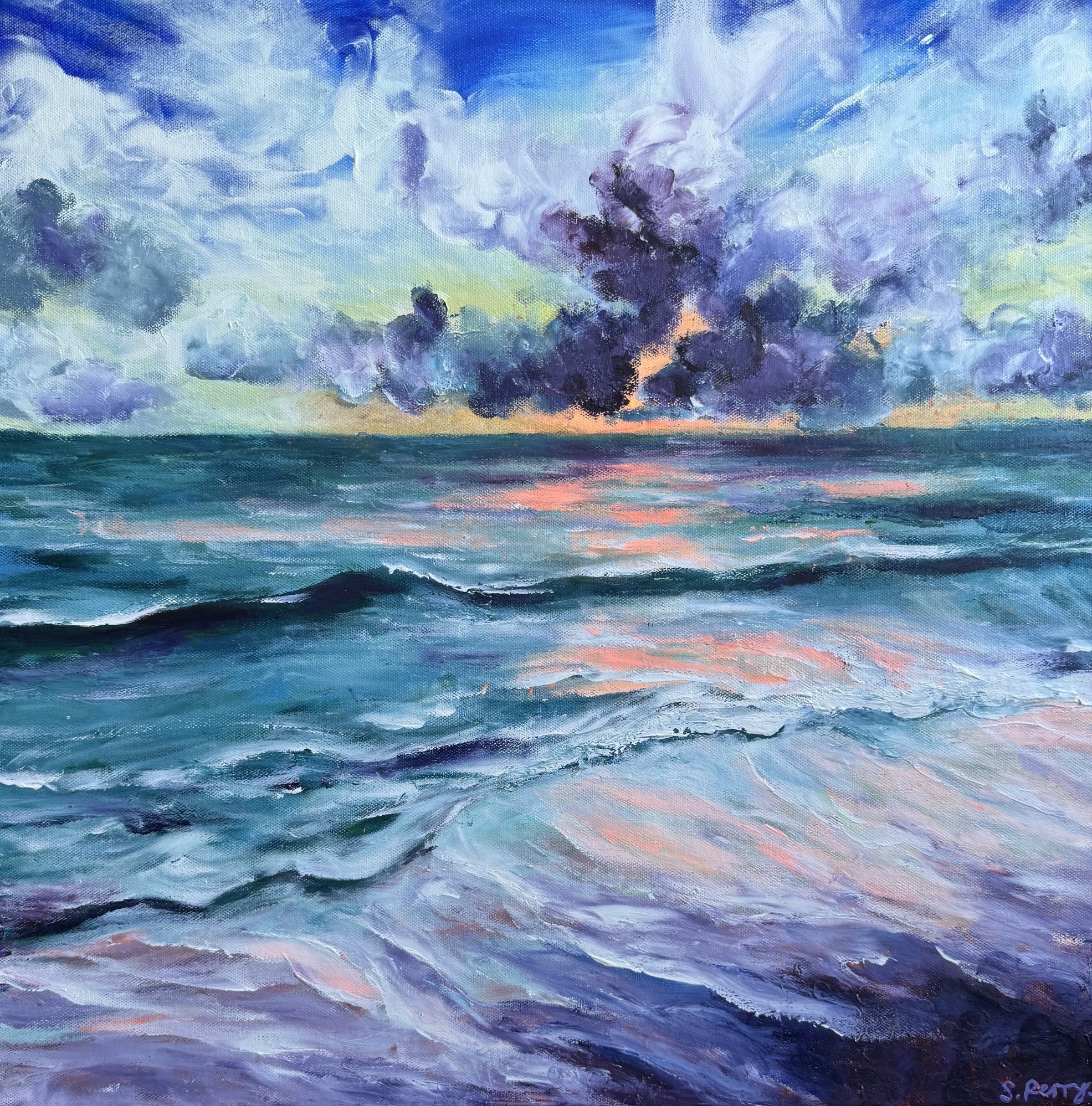 Capture The Moment 50x50cm acrylic on canvas