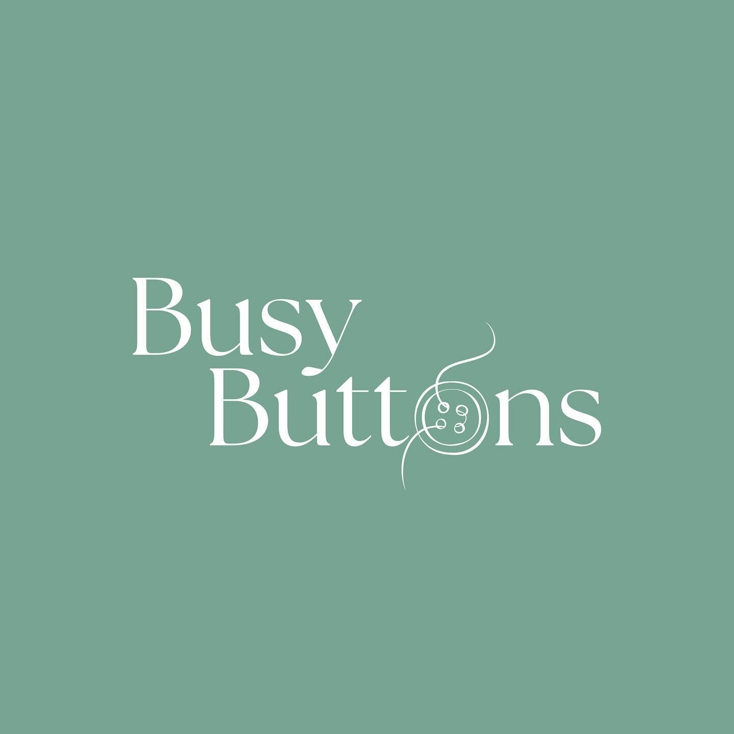 Introducing Busy Buttons 🪡 A Children&rsquo;s Clothing Brand✨
.
.
.
#freelance #design #branding #identity #logo #fashion #childrenswear #brand #berkshire #design #clothing #clothingbrand #busybuttons