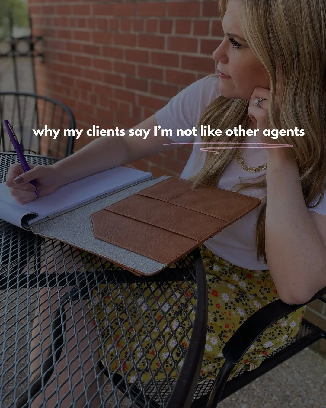 &ldquo;I&rsquo;m not like a regular agent... I&rsquo;m a cool agent.&rdquo; 😉

But really &mdash; I care deeply about the people I work with. When my clients are stressed about finding the right home or waiting on an offer, I feel it right along wit