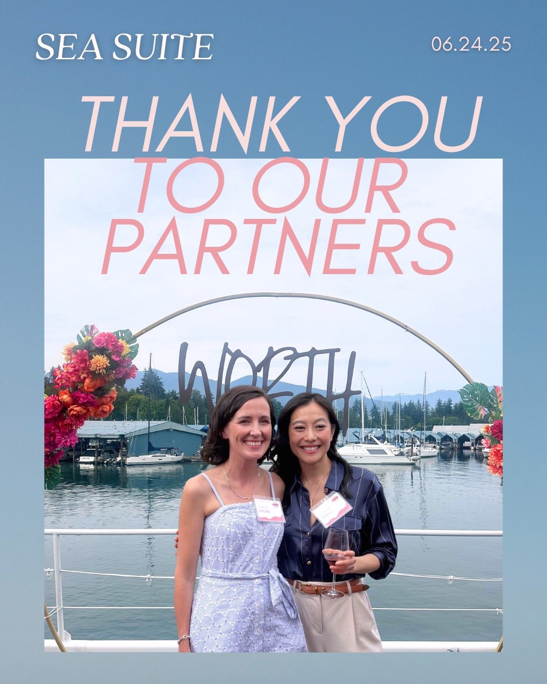 Thank you being a part of Sea Suite! Tuesday, we had such an incredible time at Sea Suite bringing together women and allies to connect about making waves in the industry.

A huge thanks goes out to our presenting sponsor @pushoperations for making S