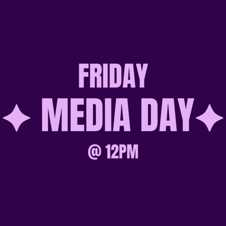 TOMORROW! FRI 1/26 STAFF MEDIA DAY! 

We will start at 12pm in Ann Peppers! Please remember to not wear black as that is the color of our back drop!

See you tomorrow! 
✦ PARADIGM ✦